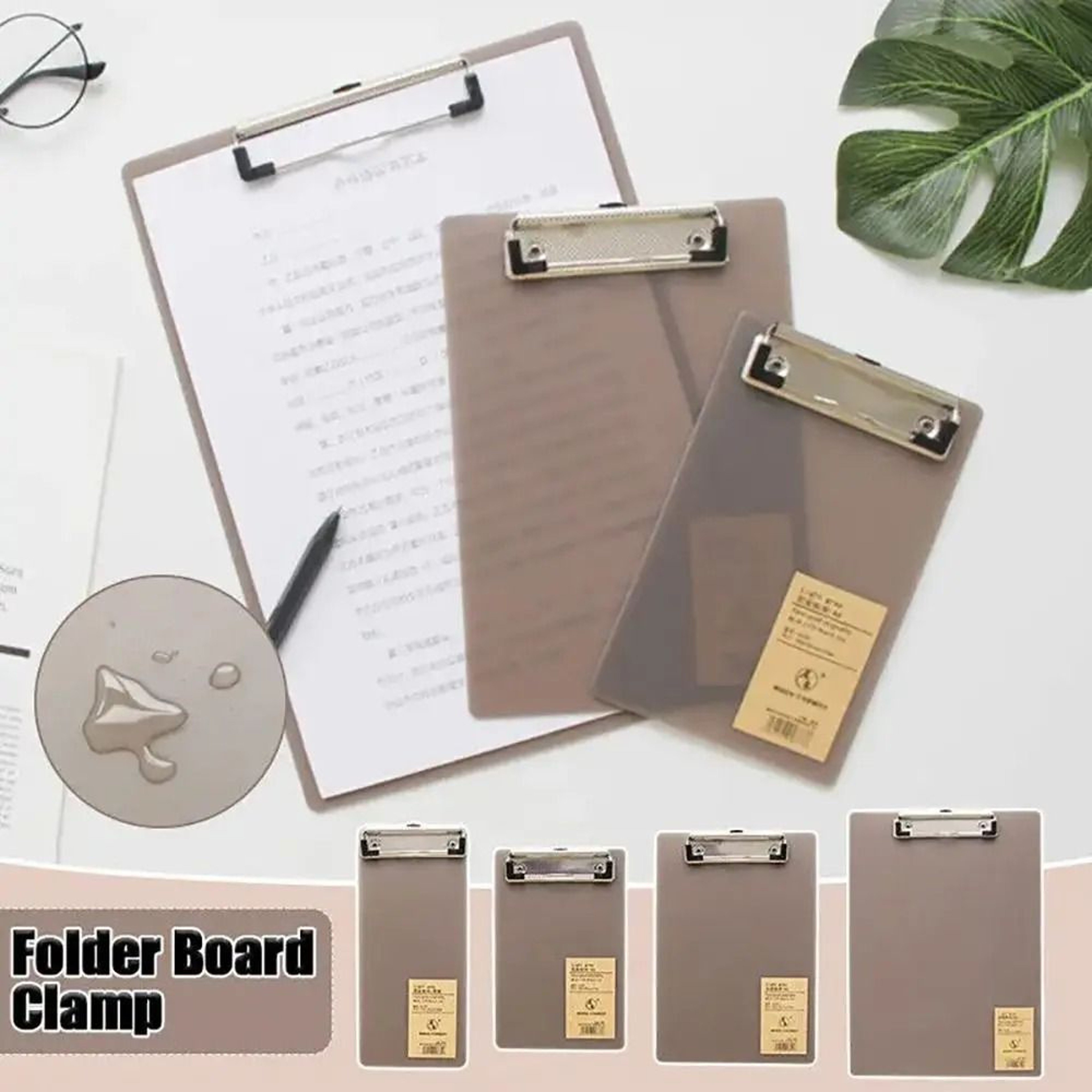 2 Piece Hanging Clipboard Document Holder And Writing Board 0