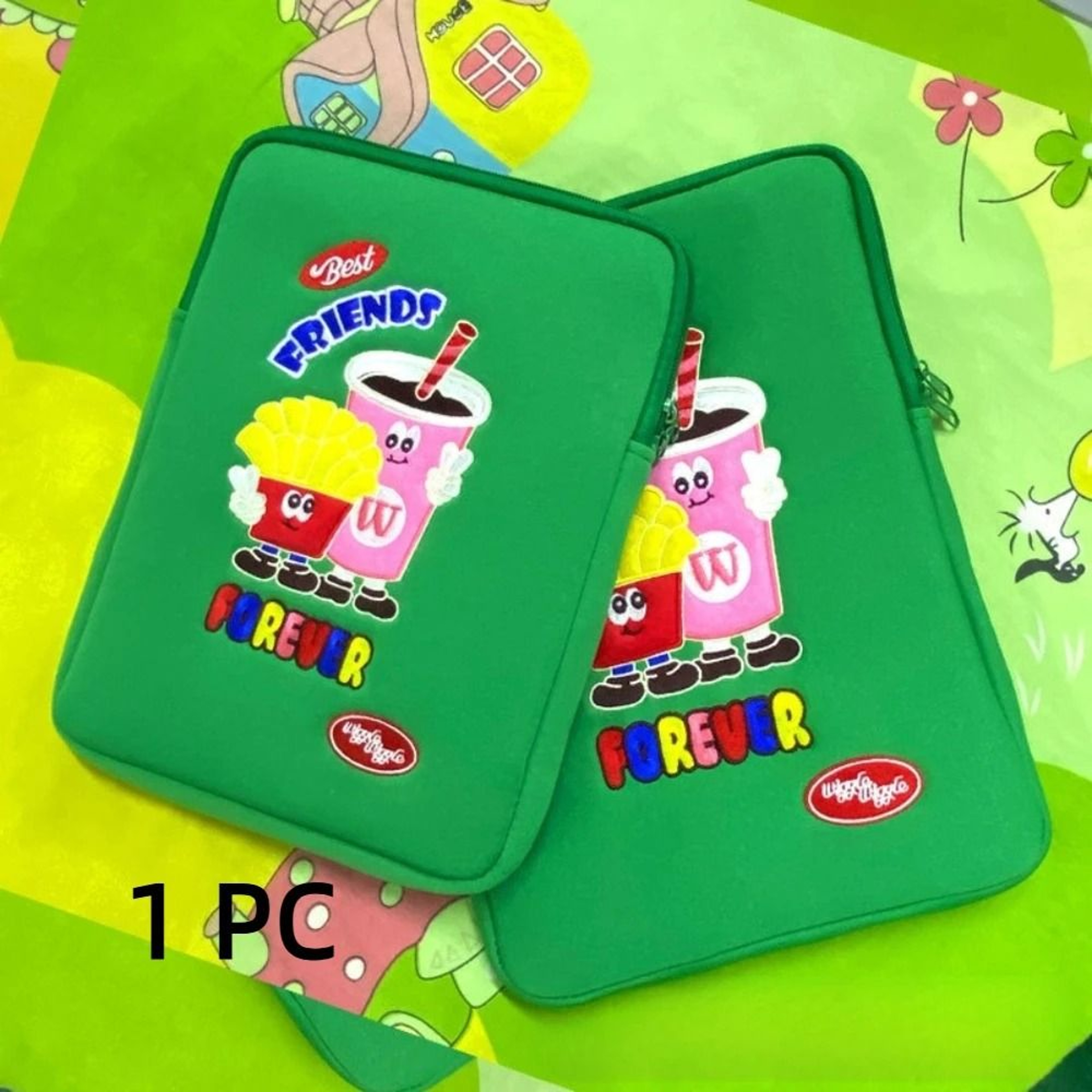 Cute Plush 11 Inch Tablet Sleeve And Protective Carrying Bag 3