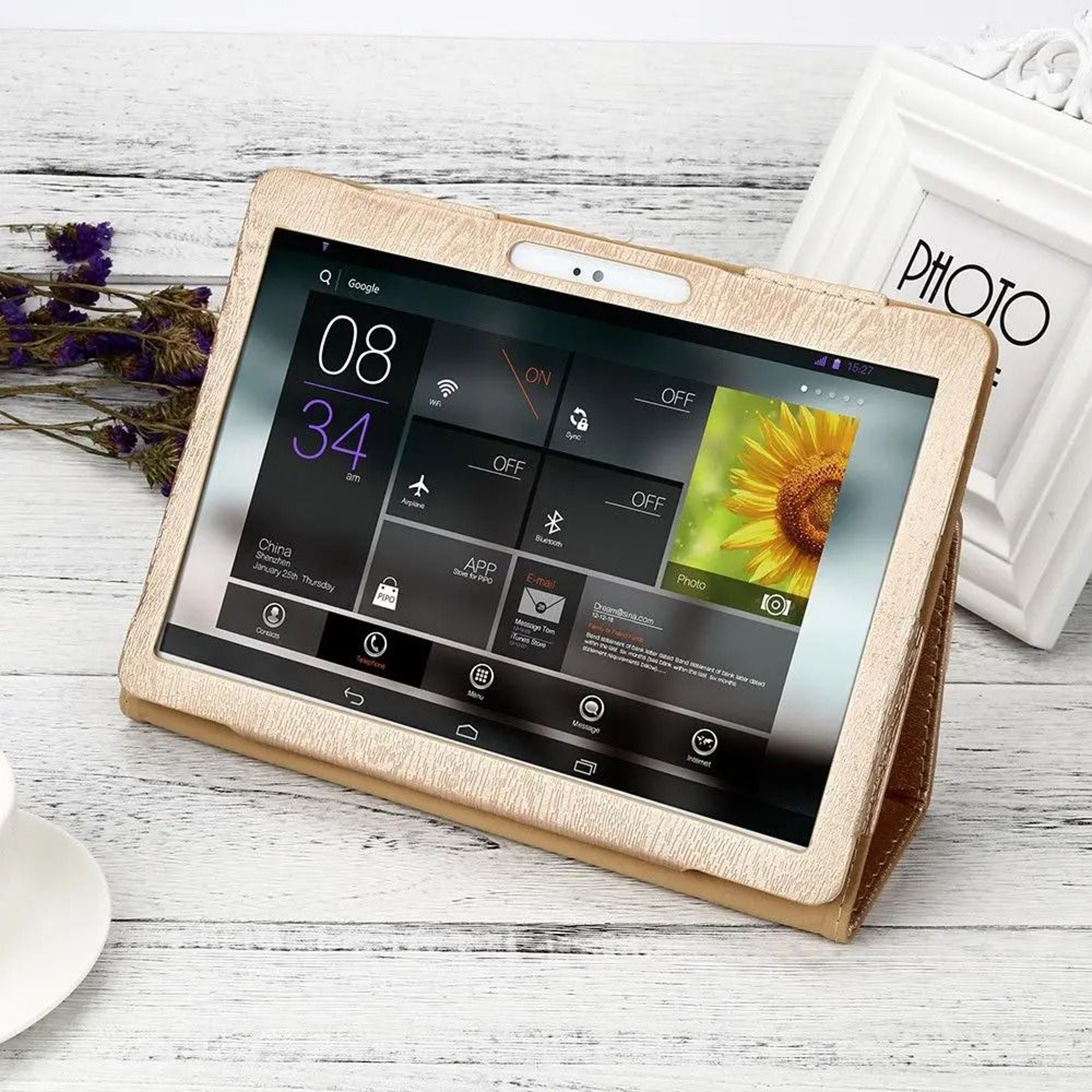 Universal 101 Inch Android Tablet Flip Stand Case 9