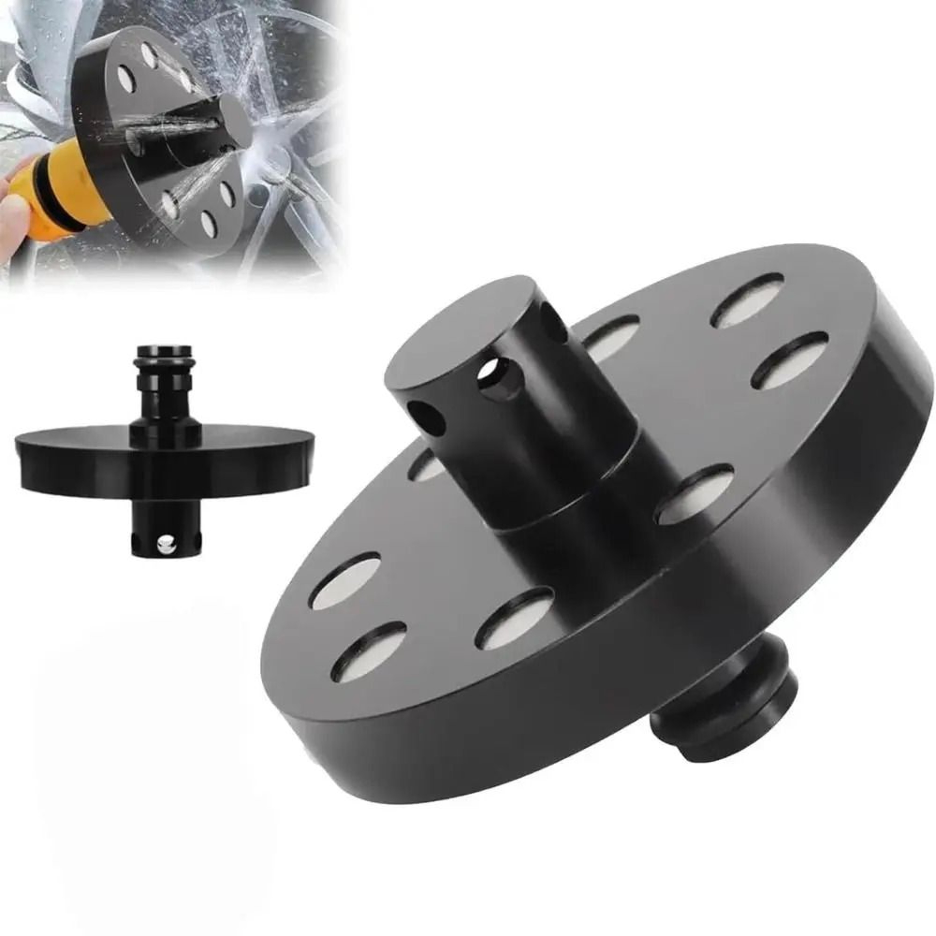 Magnetic Six Outlet Car Chassis Cleaner Flusher Kit 4