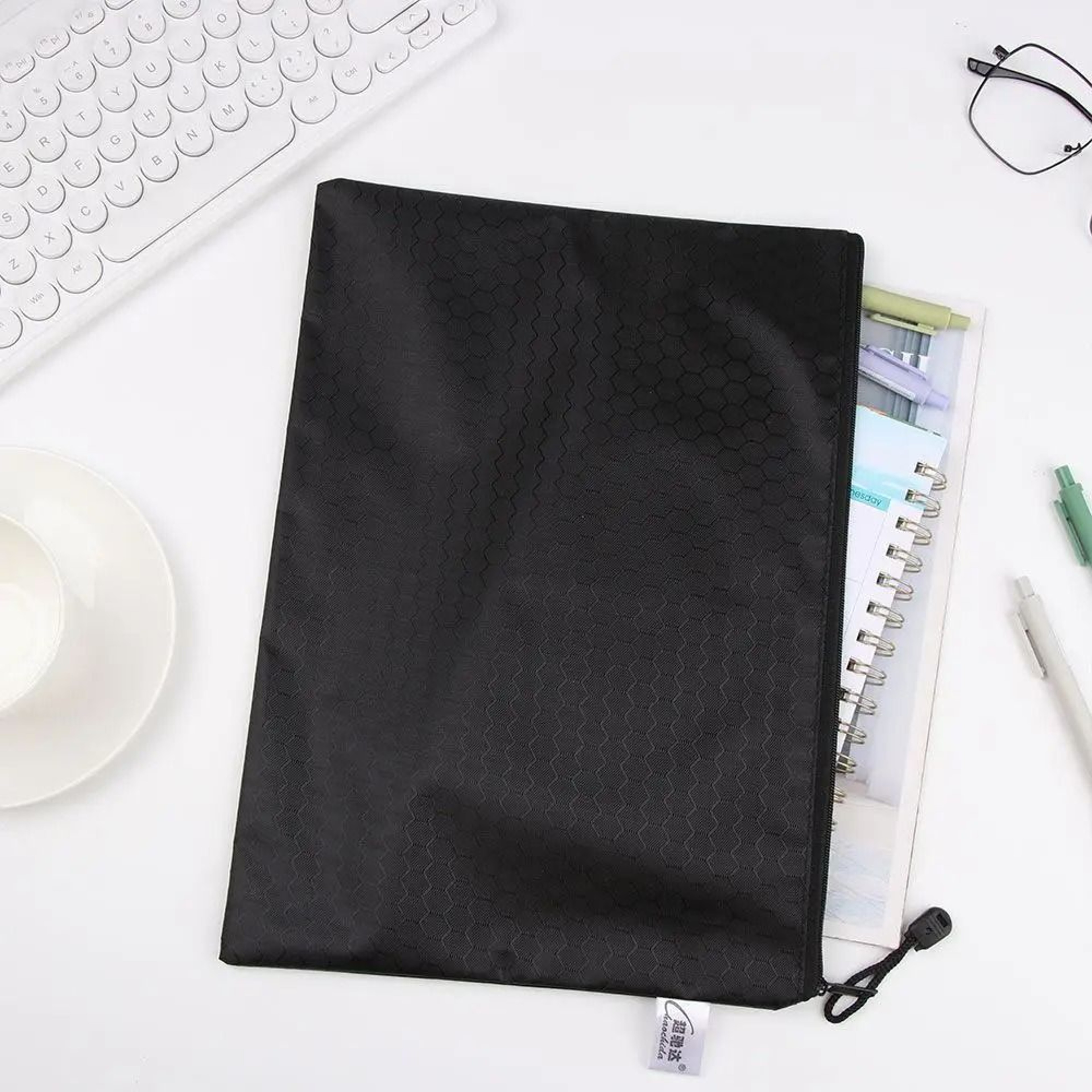 A4 A5 B6 Oxford Cloth Zipper Document Bag 20