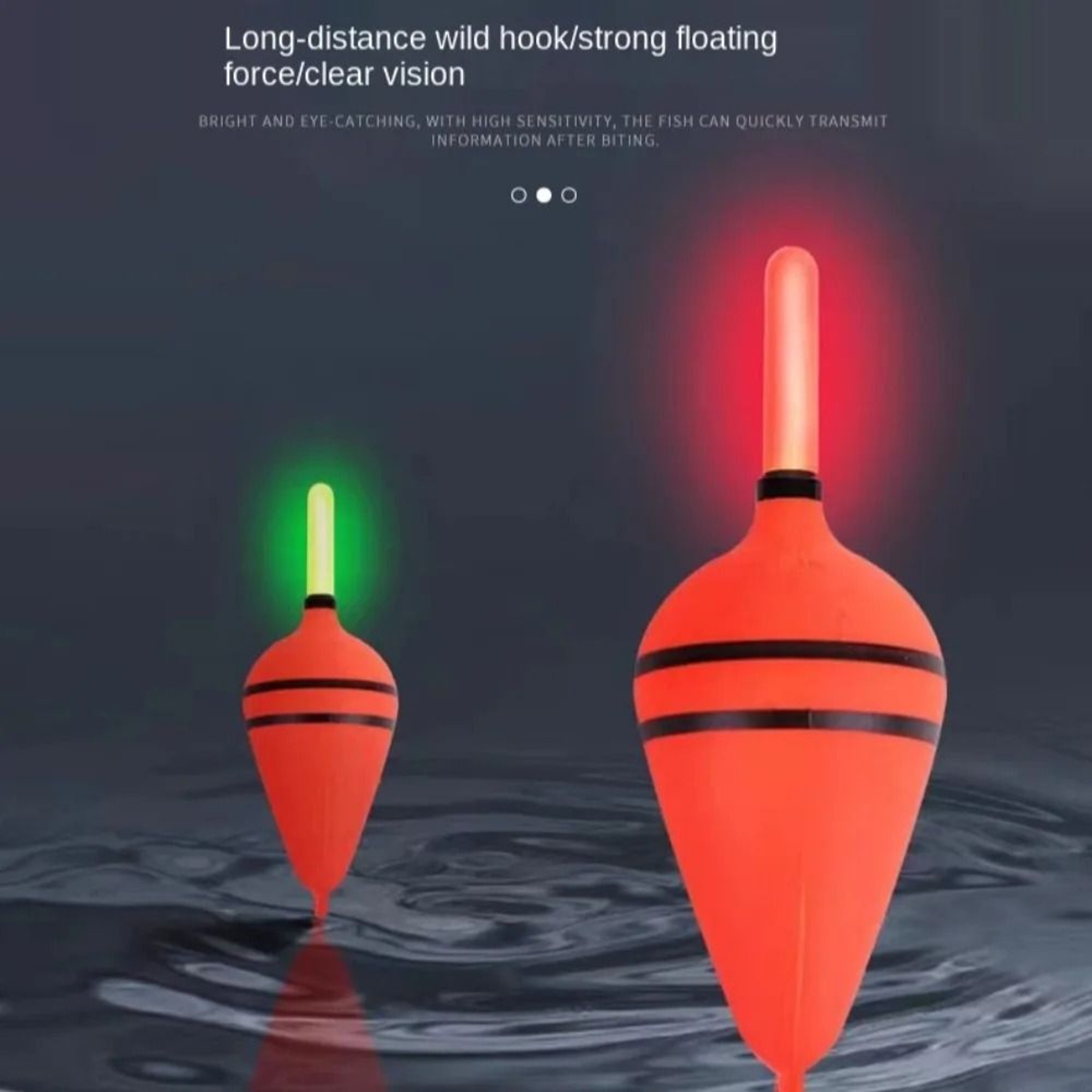 High Visibility Luminous Night Fishing Float 30g To 100g 11
