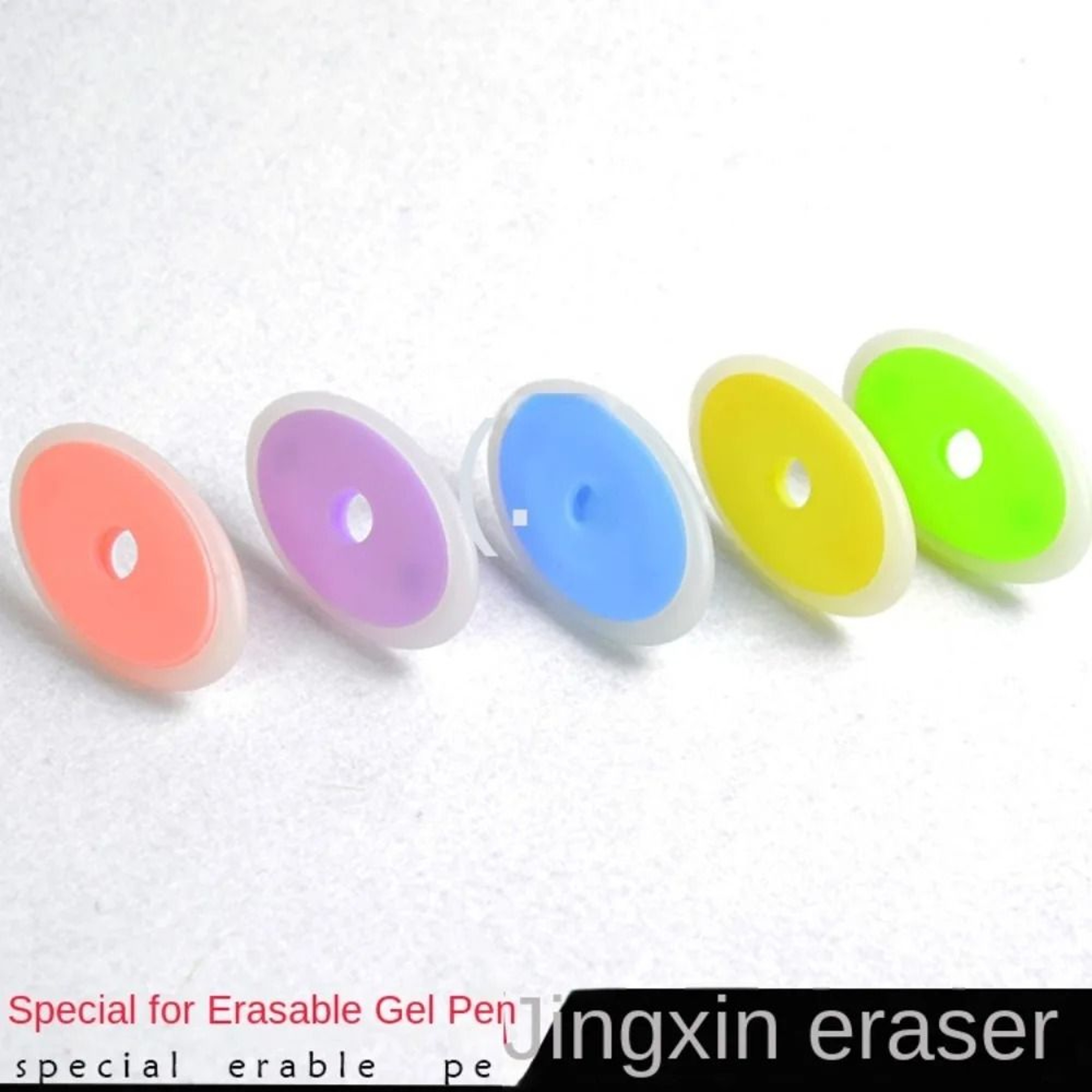 Six Piece Heat Erasable Pen Eraser Set For Quick Clean Corrections 4