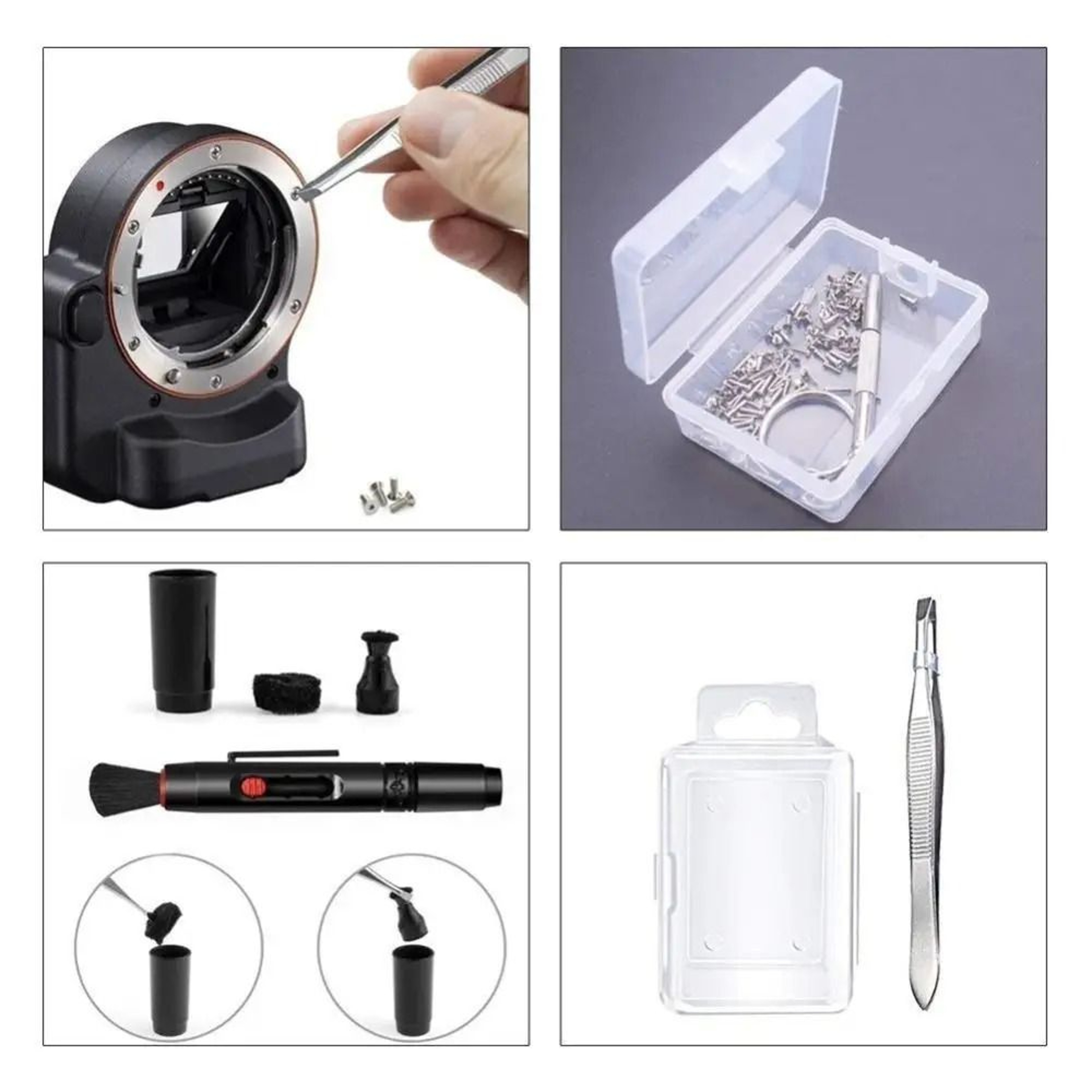 Professional Camera Lens Cleaning Kit With Air Blower 9