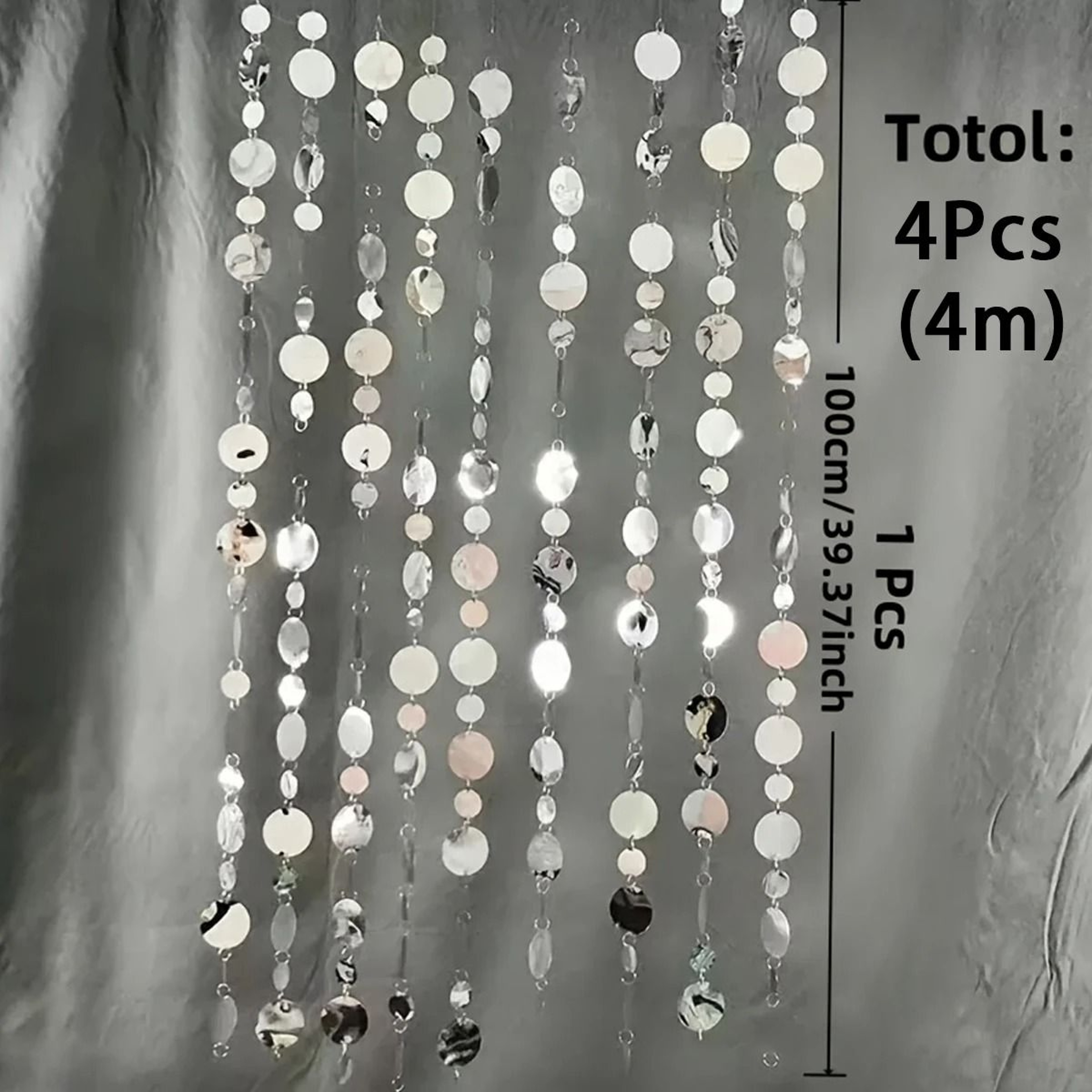 Golden Sequin Curtain Backdrop For Sparkling Party Decor 2
