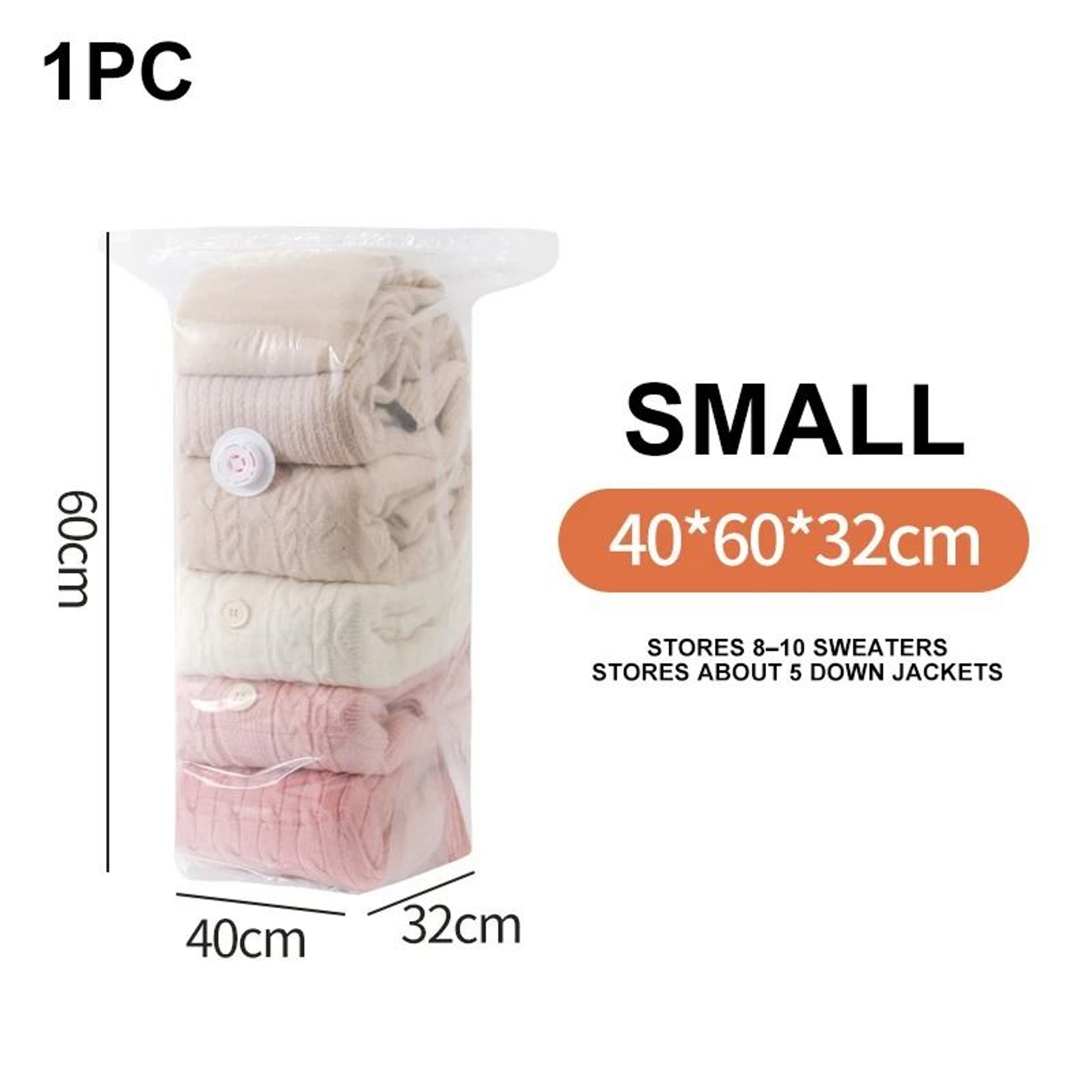Three Piece No Pump Compression Storage Bag Set 5