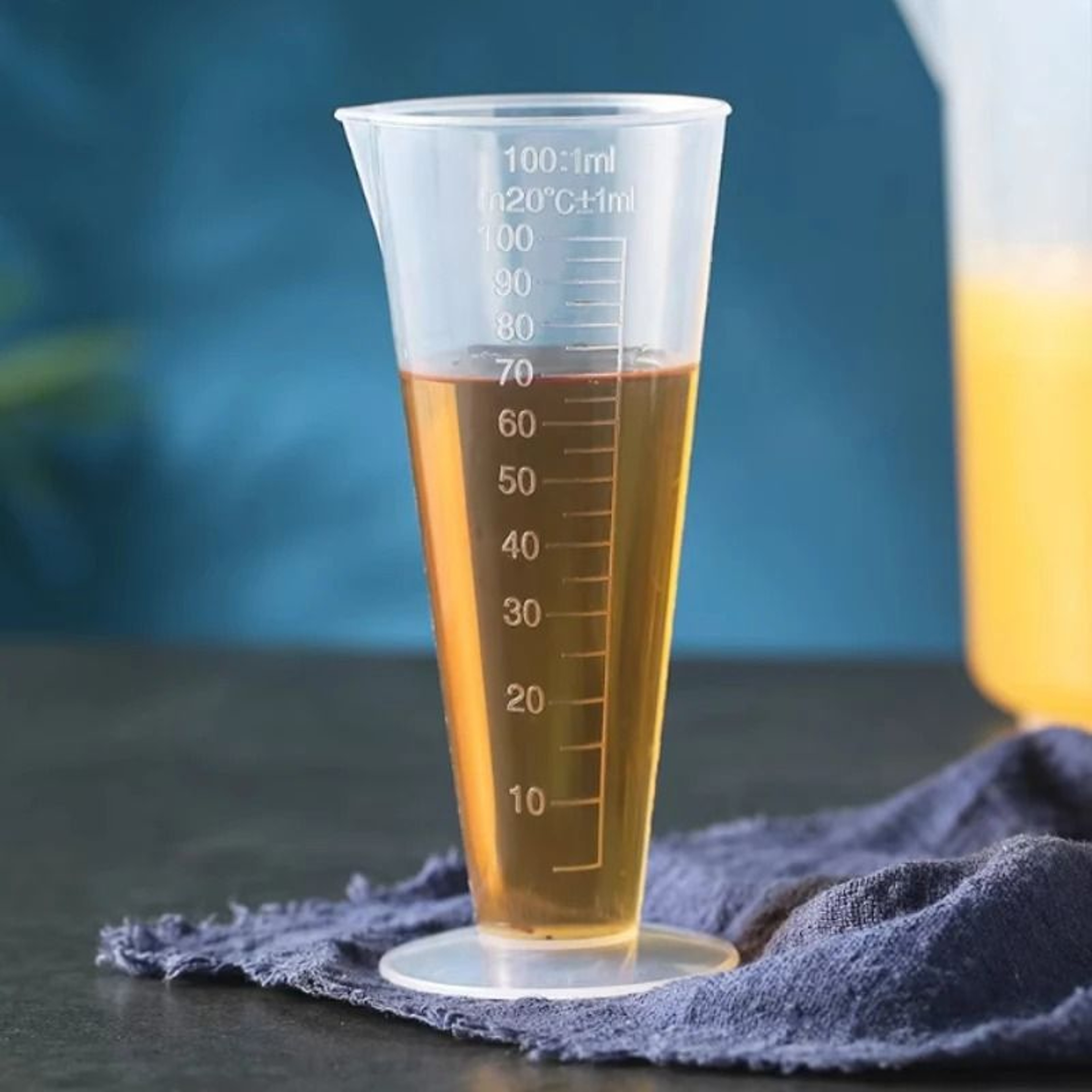 One Hundred Milliliter Clear Liquid Measuring Cup 0