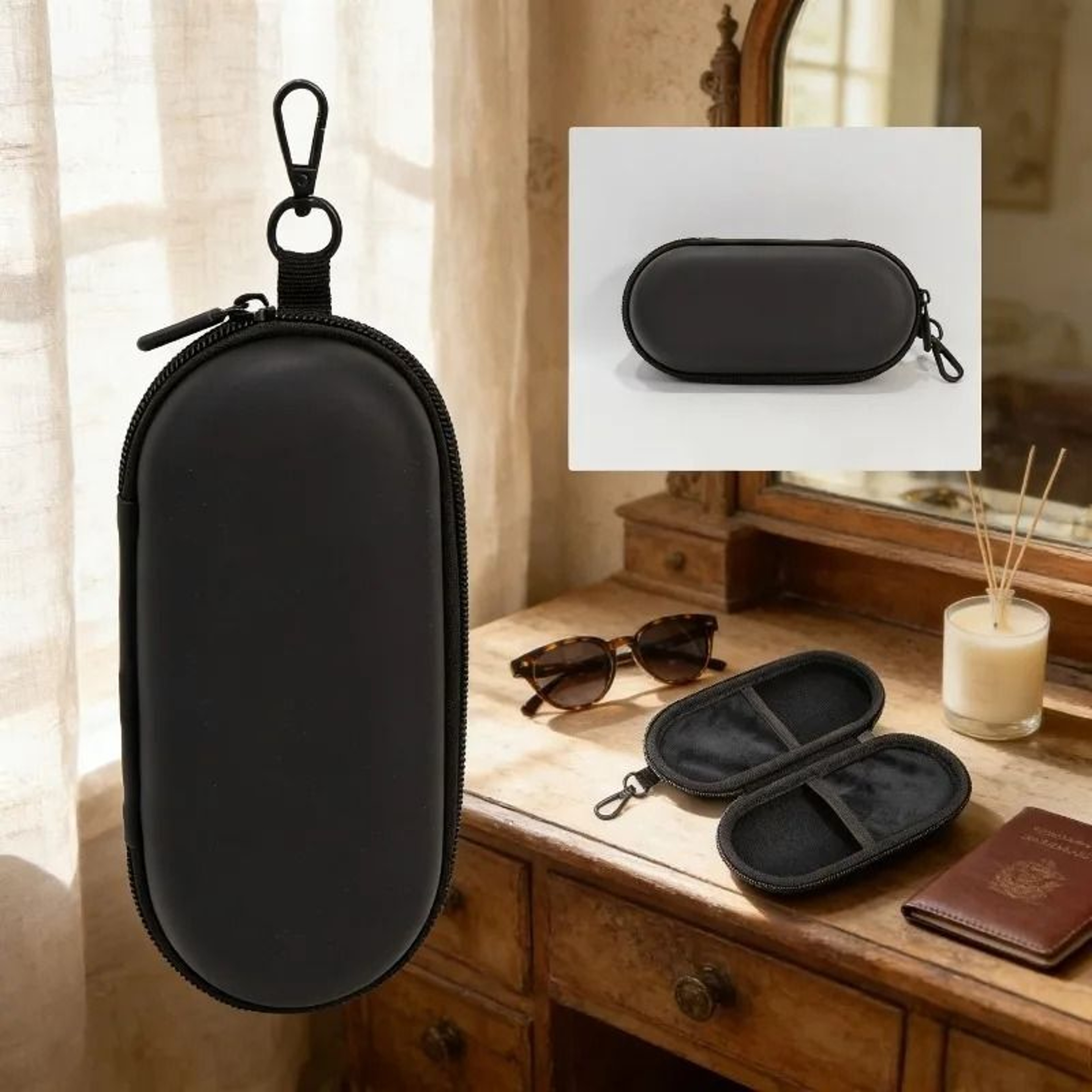 Luxury Hard Shell Glasses Case For Stylish Everyday Eyewear Protection 0