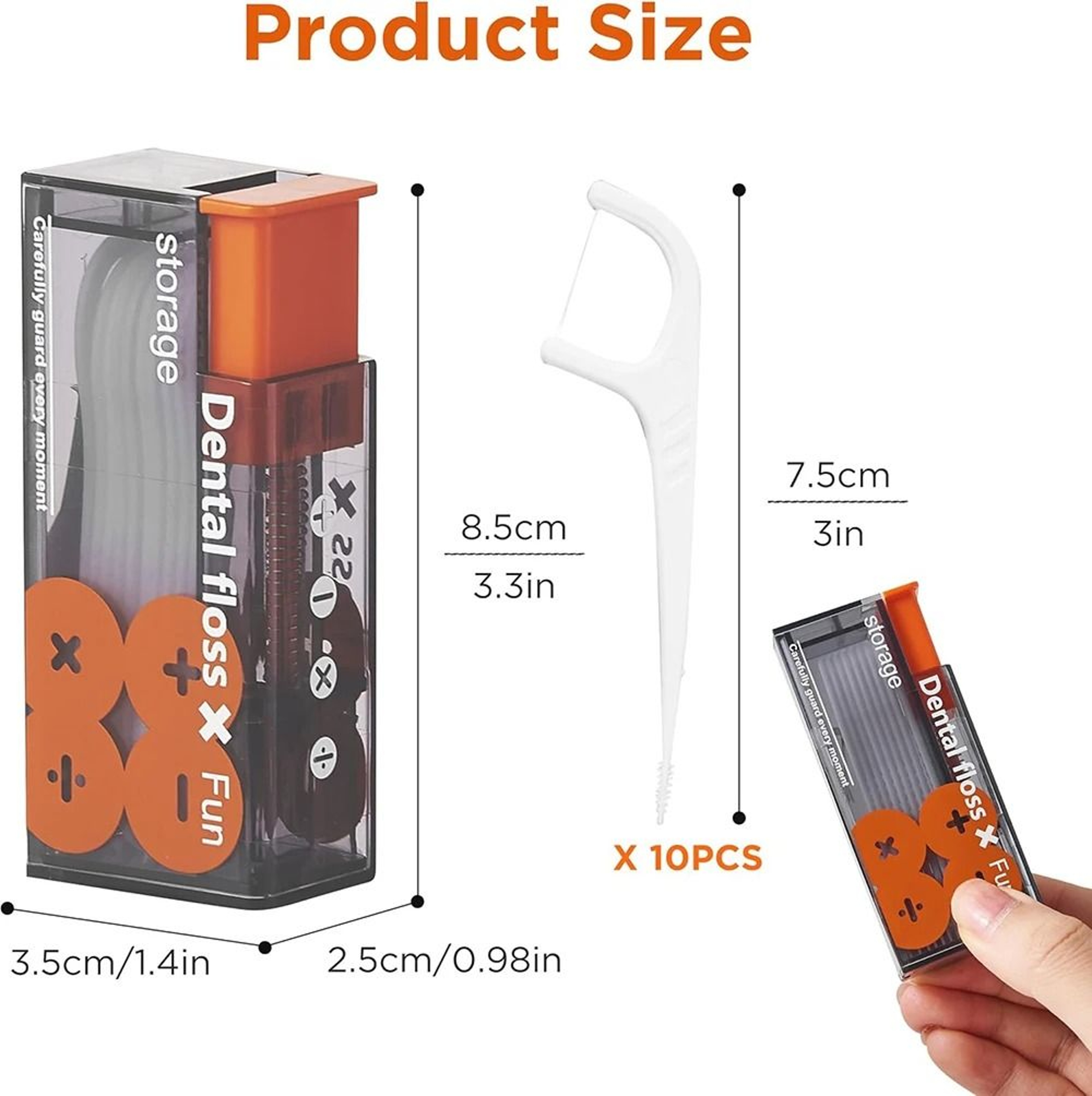 Automatic Pop Up Dental Floss Dispenser For Portable Oral Care 2
