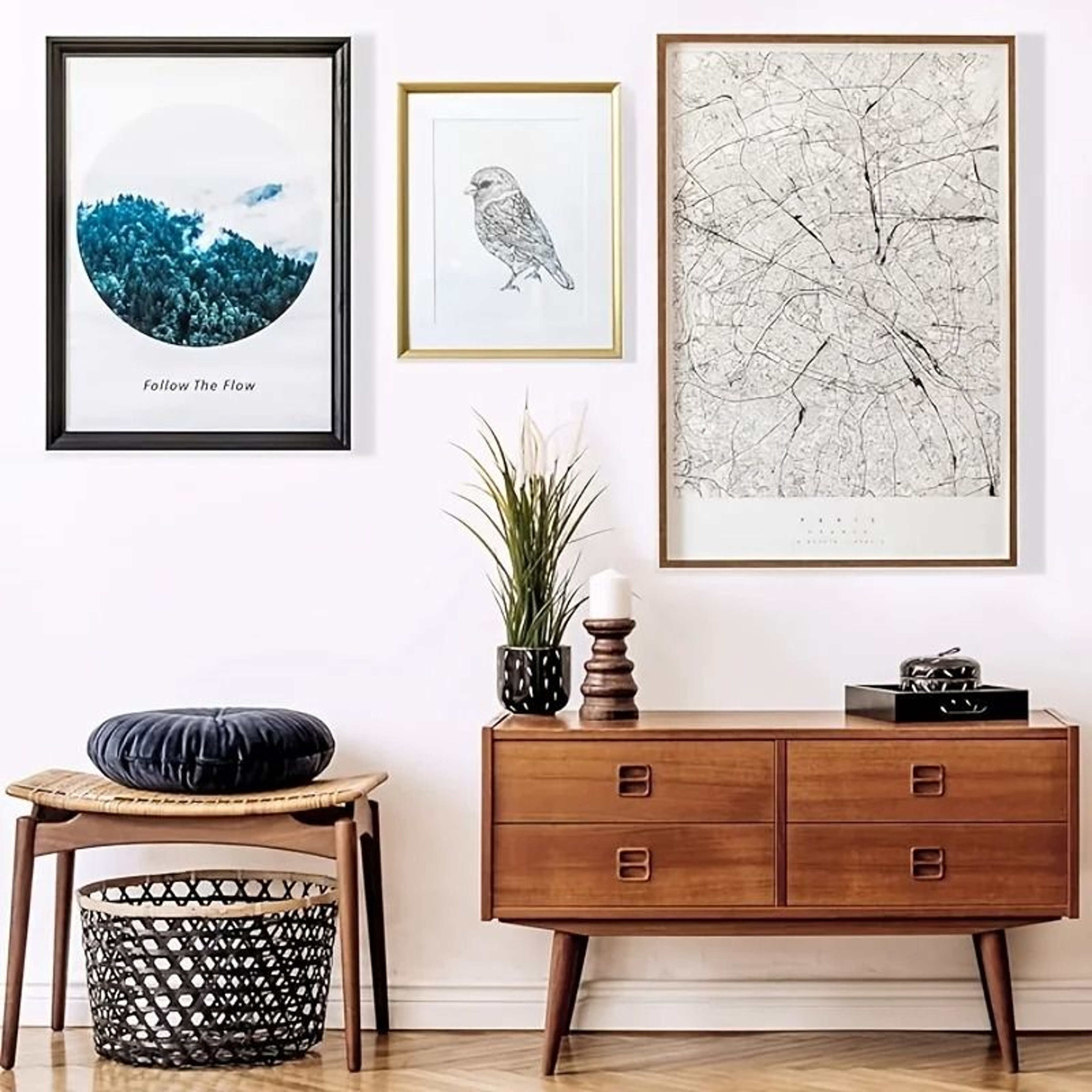 Removable Picture Hanging Strips For Easy Nail Free Wall Decorating 4