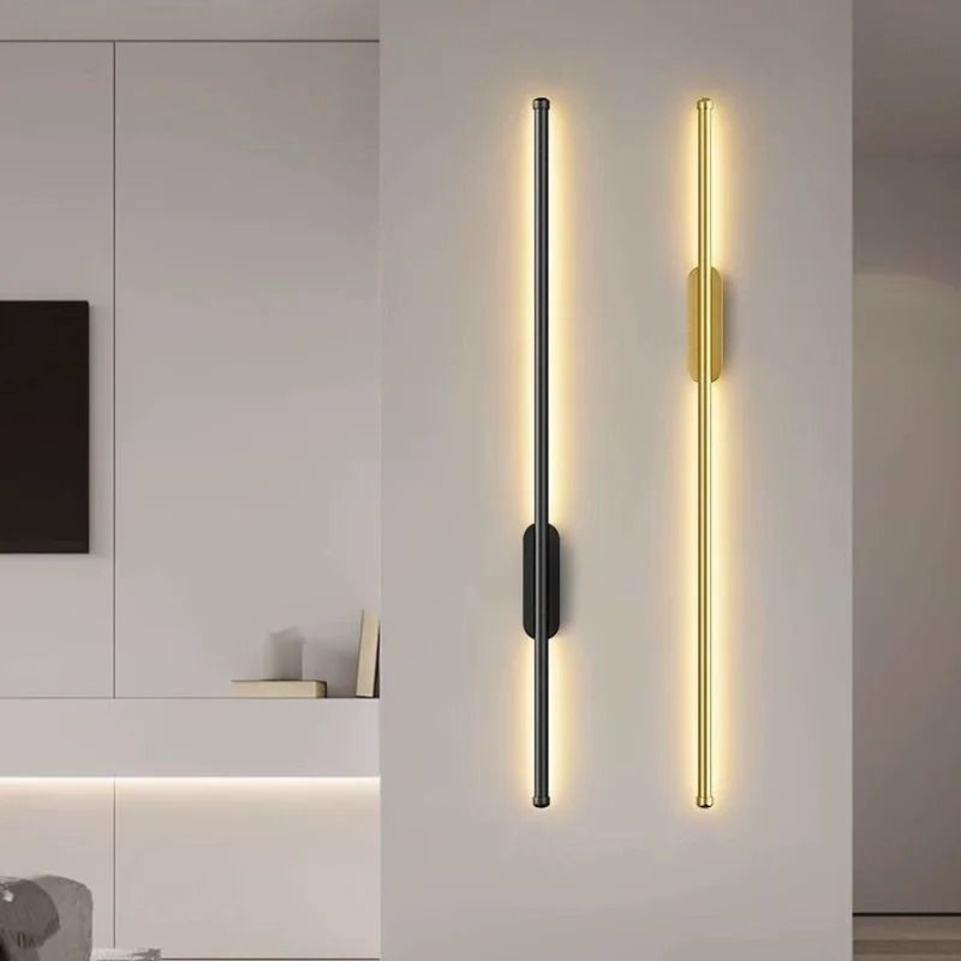 USB Rechargeable LED Wall Lamp With Remote Control And Tricolor Dimming 0