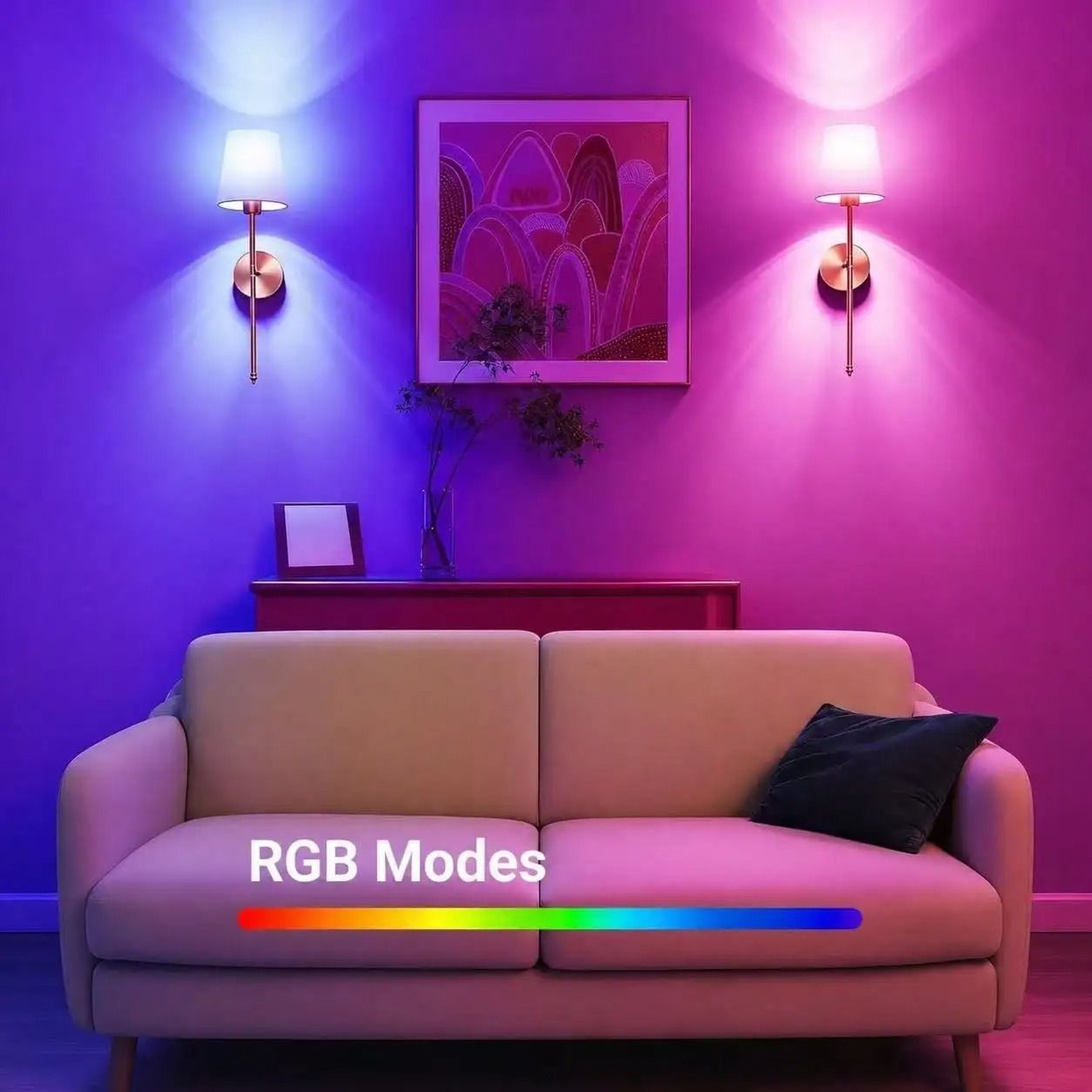 Set Of Two Wireless Rechargeable Wall Sconces With Remote Control 4