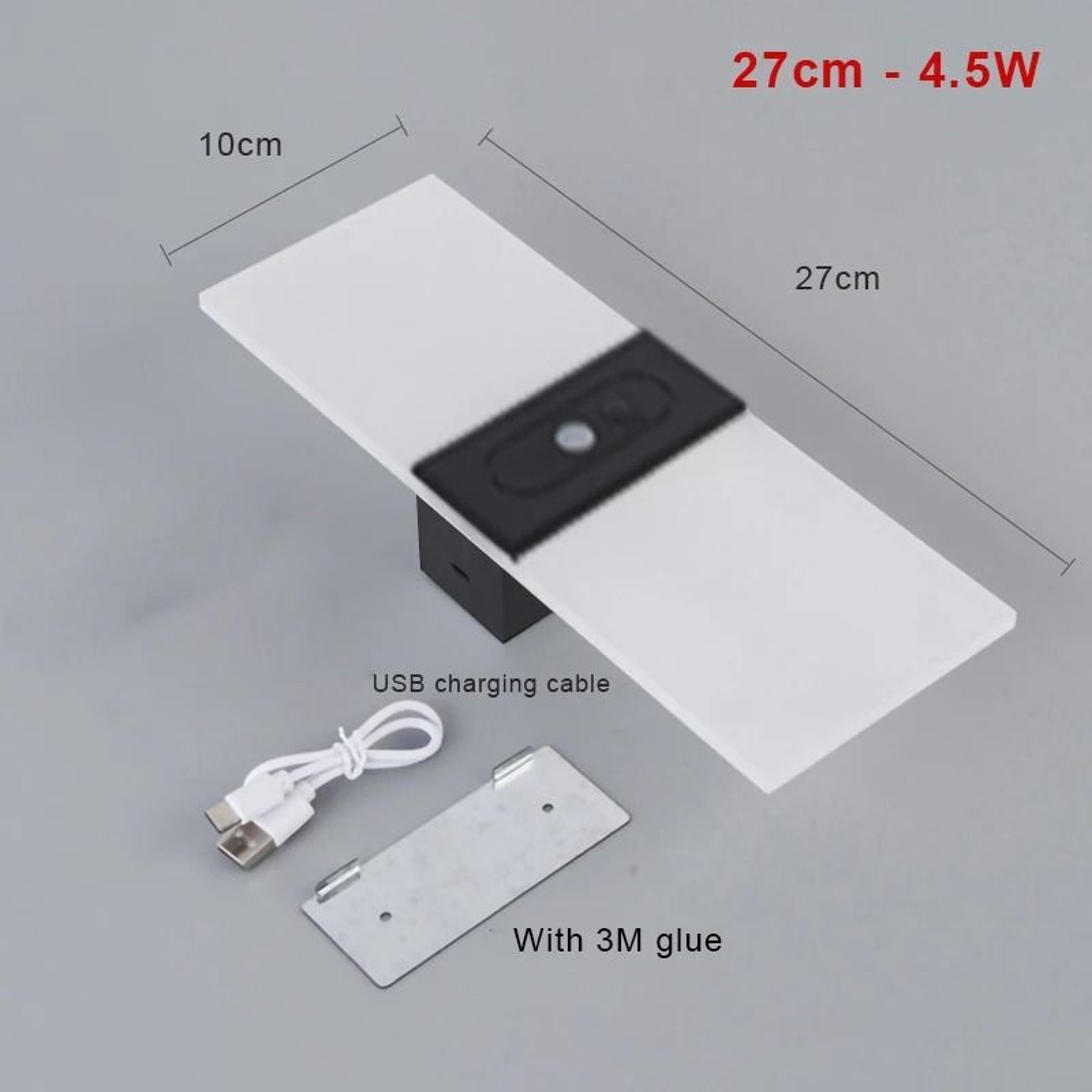 USB Rechargeable Motion Sensor LED Wall Lamp 3