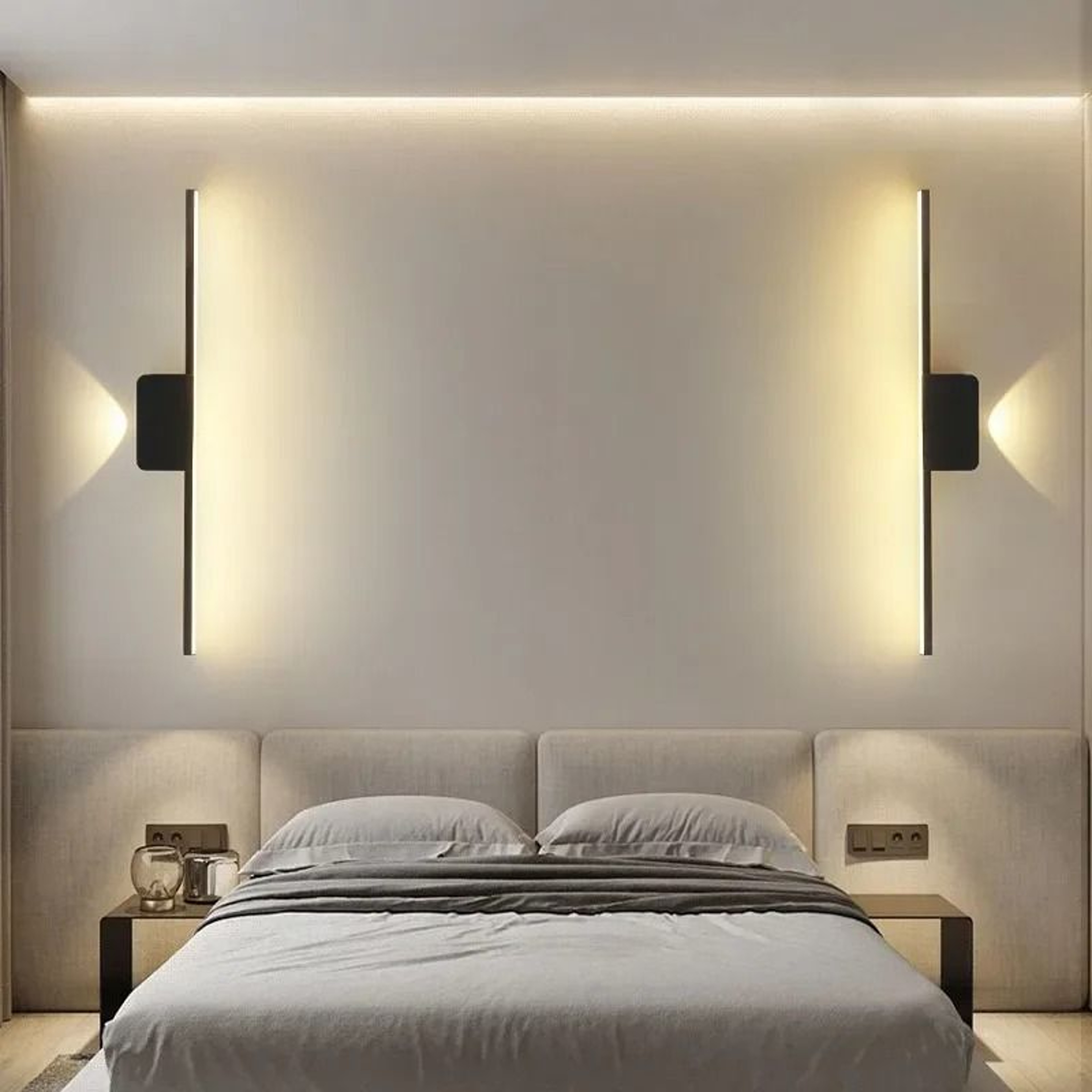 Minimalist Long Strip LED Wall Sconce For Bedroom And Living Room 0