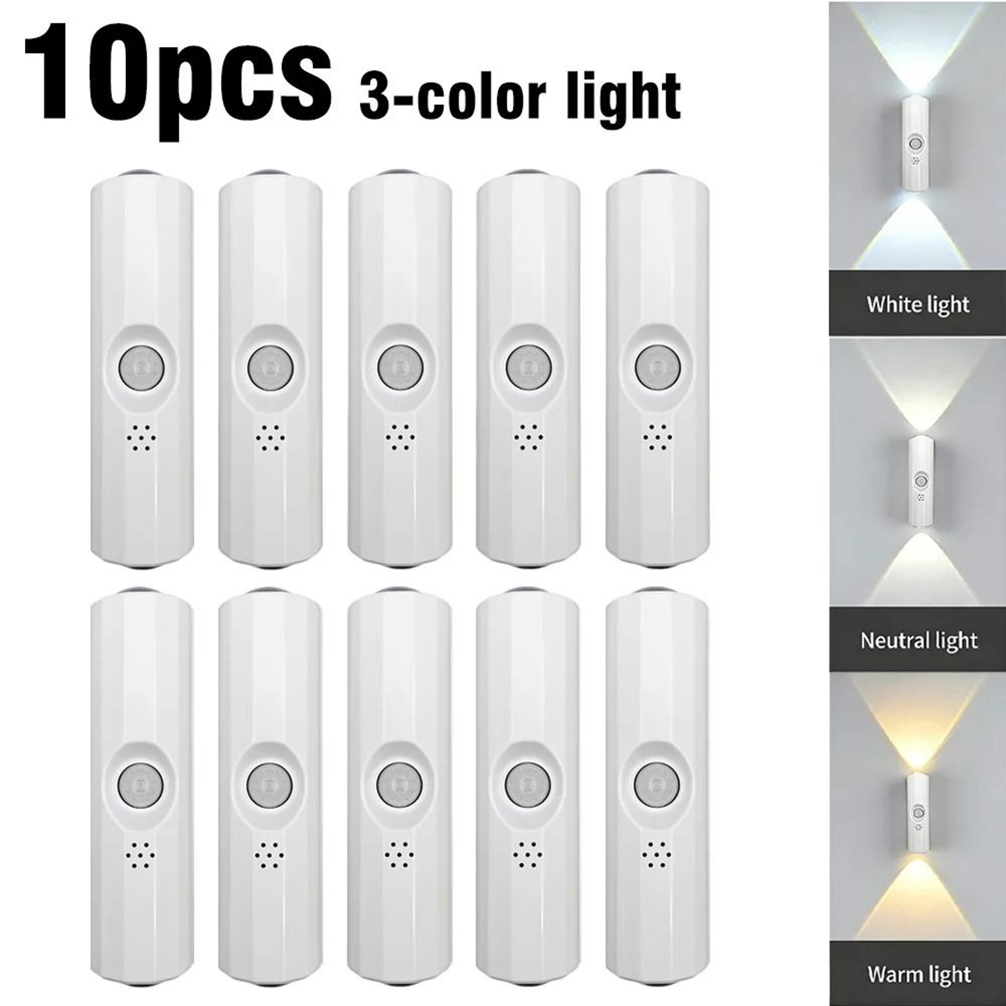 Adjustable Rechargeable Motion Sensor Wall Light 5