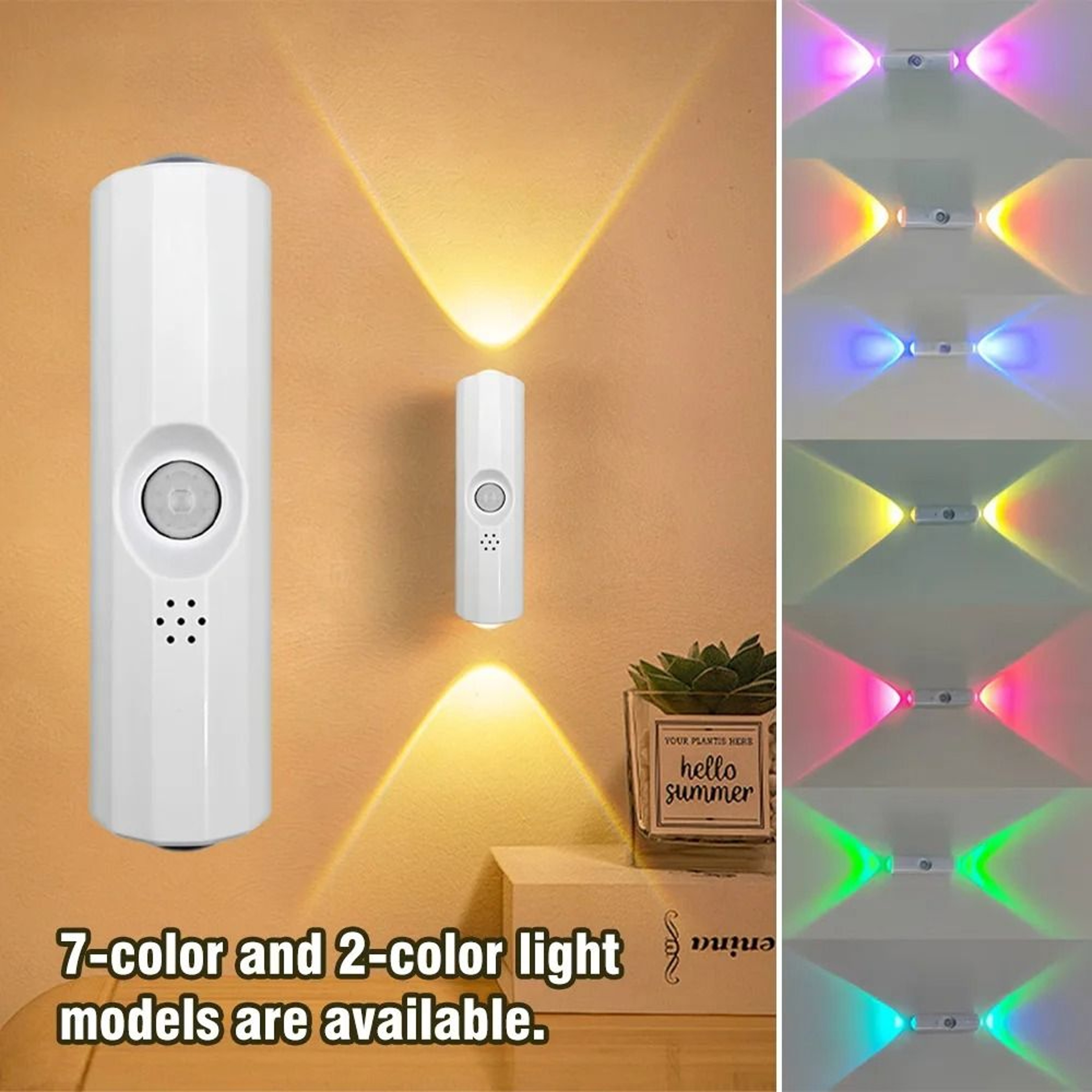 Adjustable Rechargeable Motion Sensor Wall Light 0