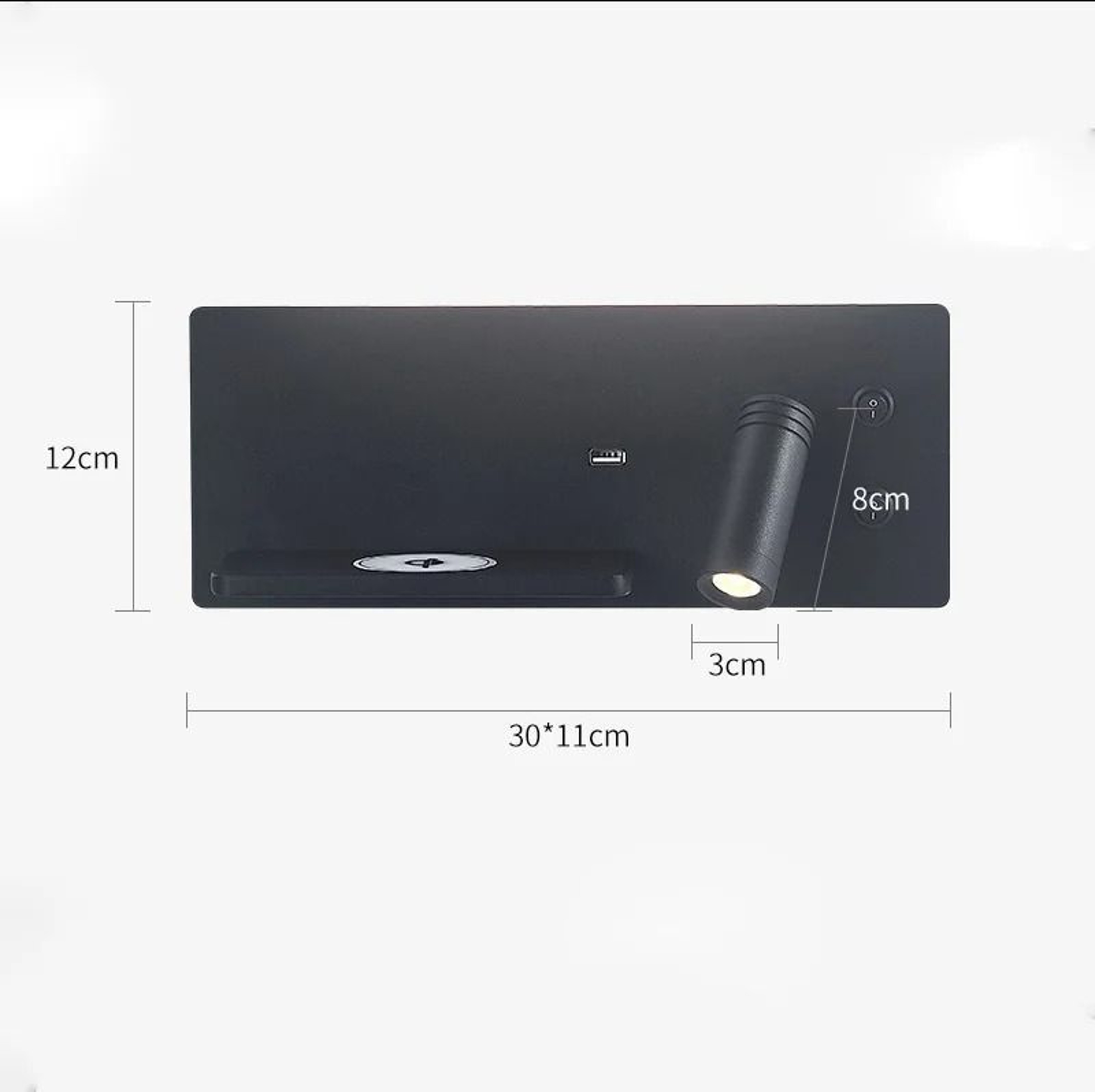 Adjustable LED Reading Wall Lamp With Dual Charging 9