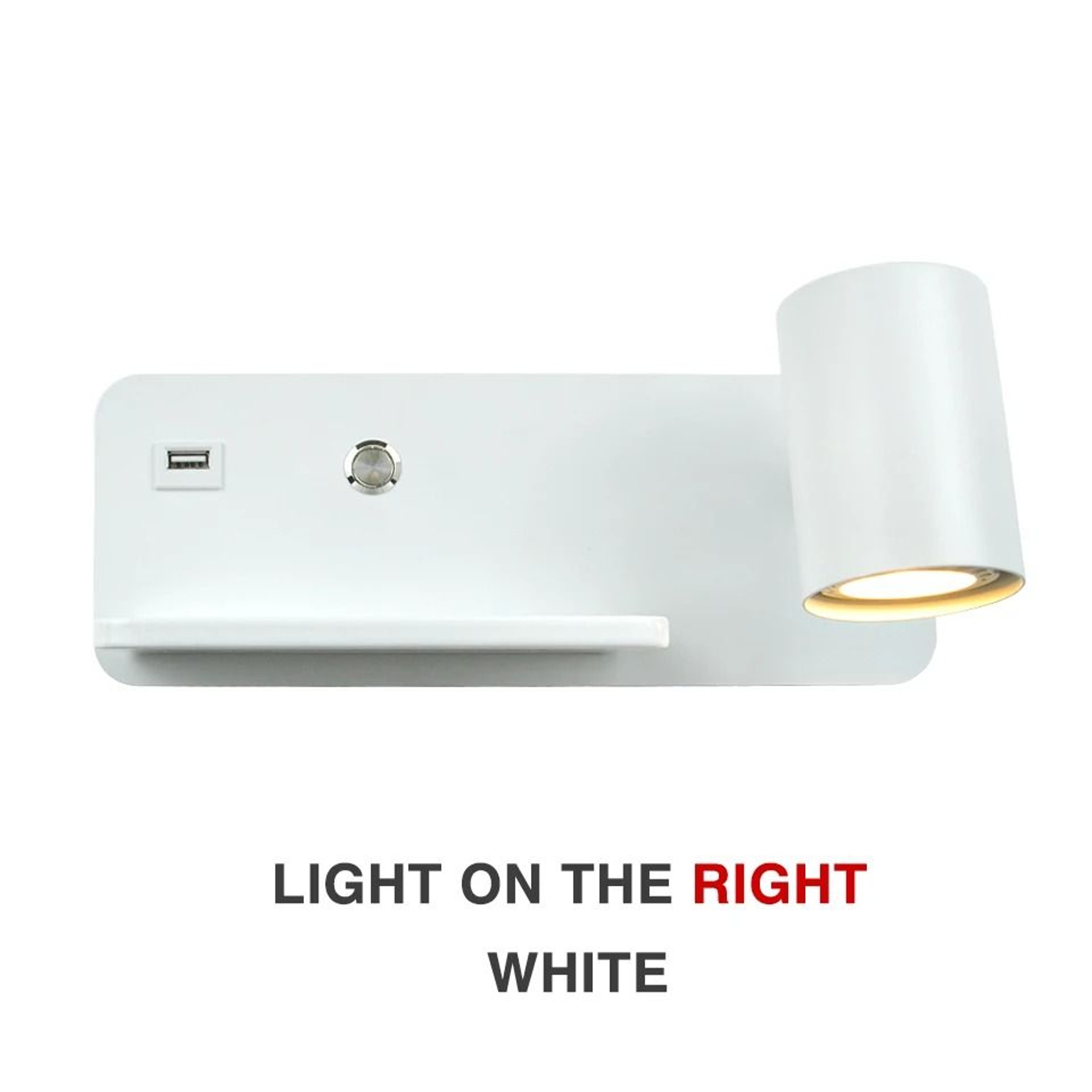 Nordic Bedside Wall Lamp With Wireless And USB Charging 3