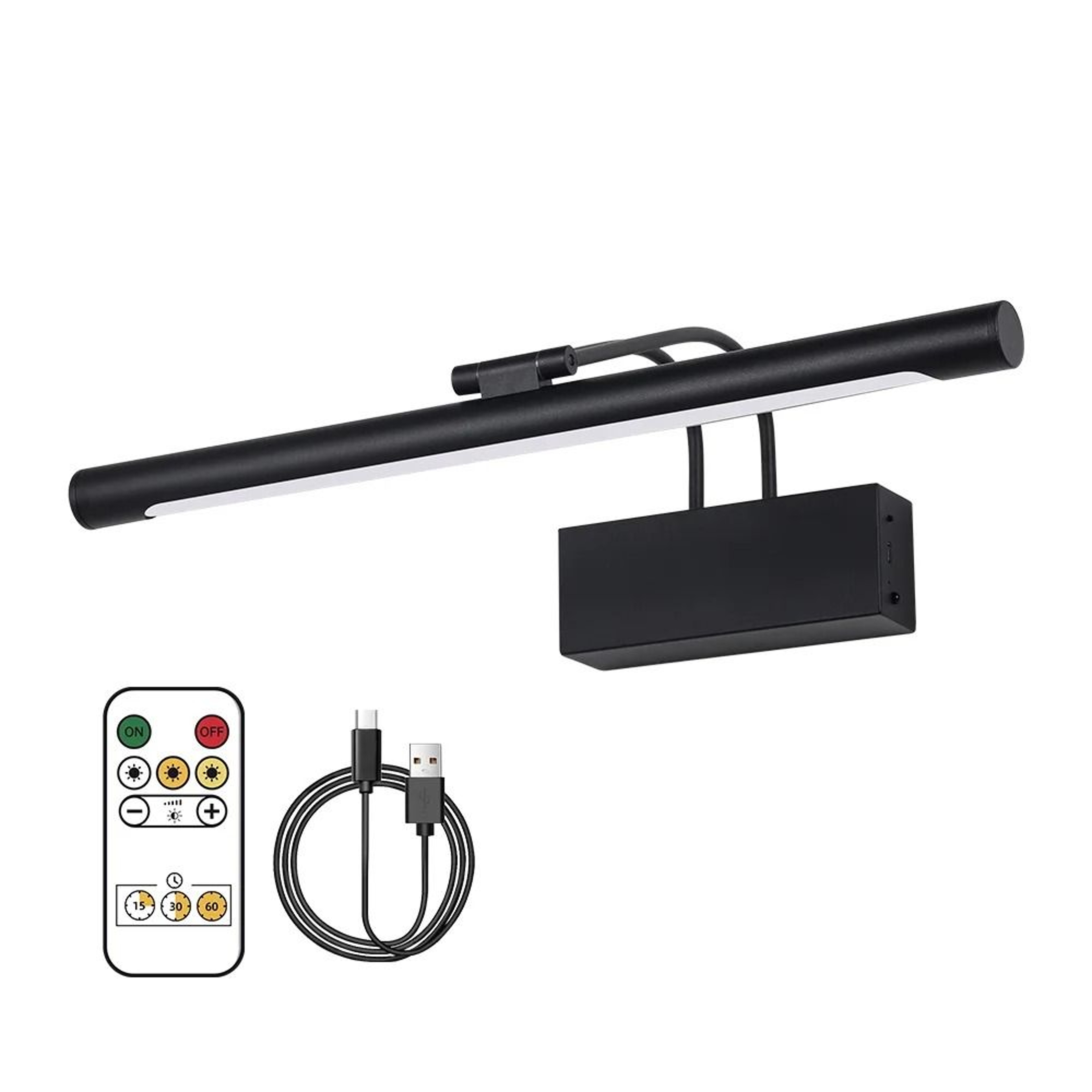 Wireless Rechargeable LED Picture Light With Remote Control 1