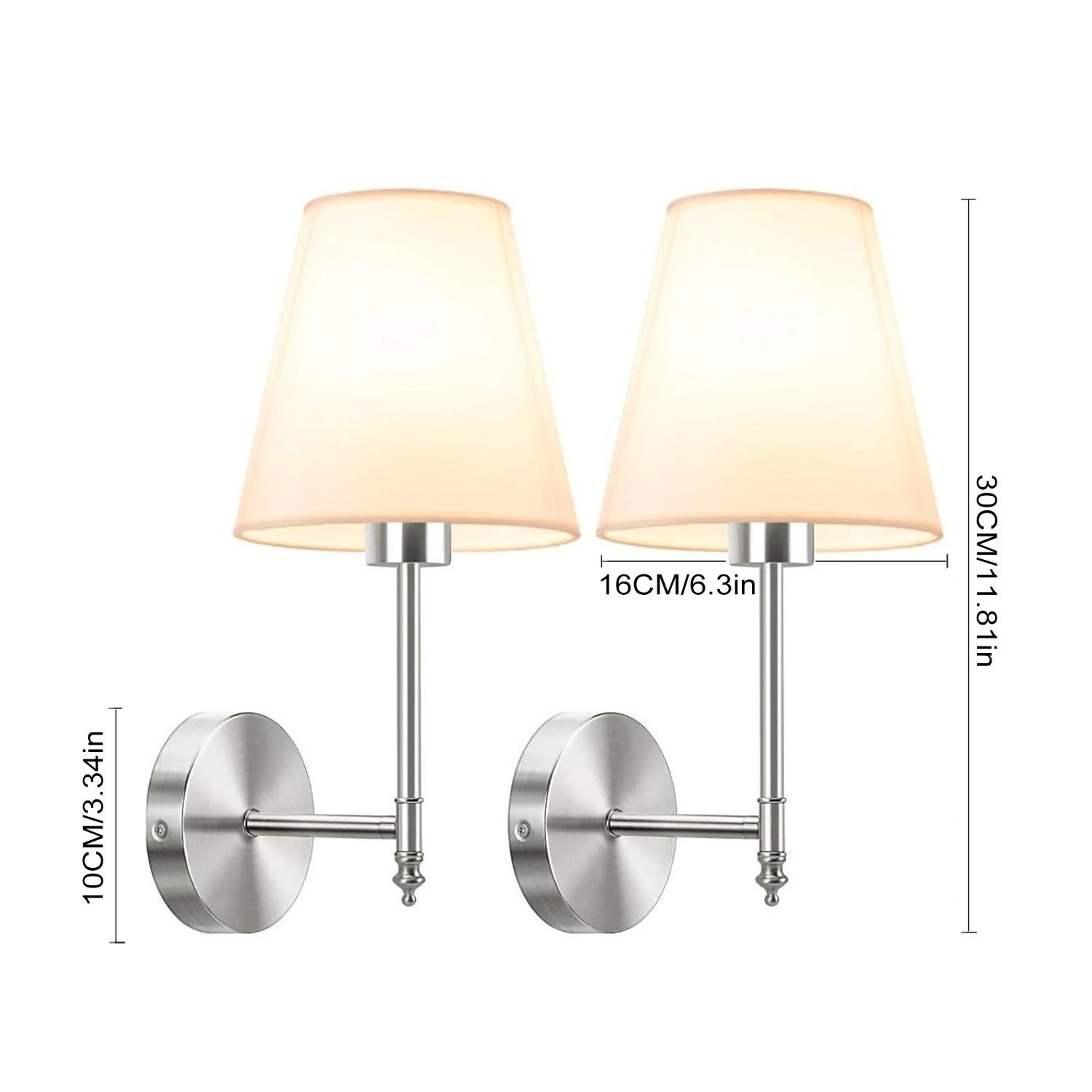 FestivaGlow Removable Rechargeable Bulb Wall Sconce 4
