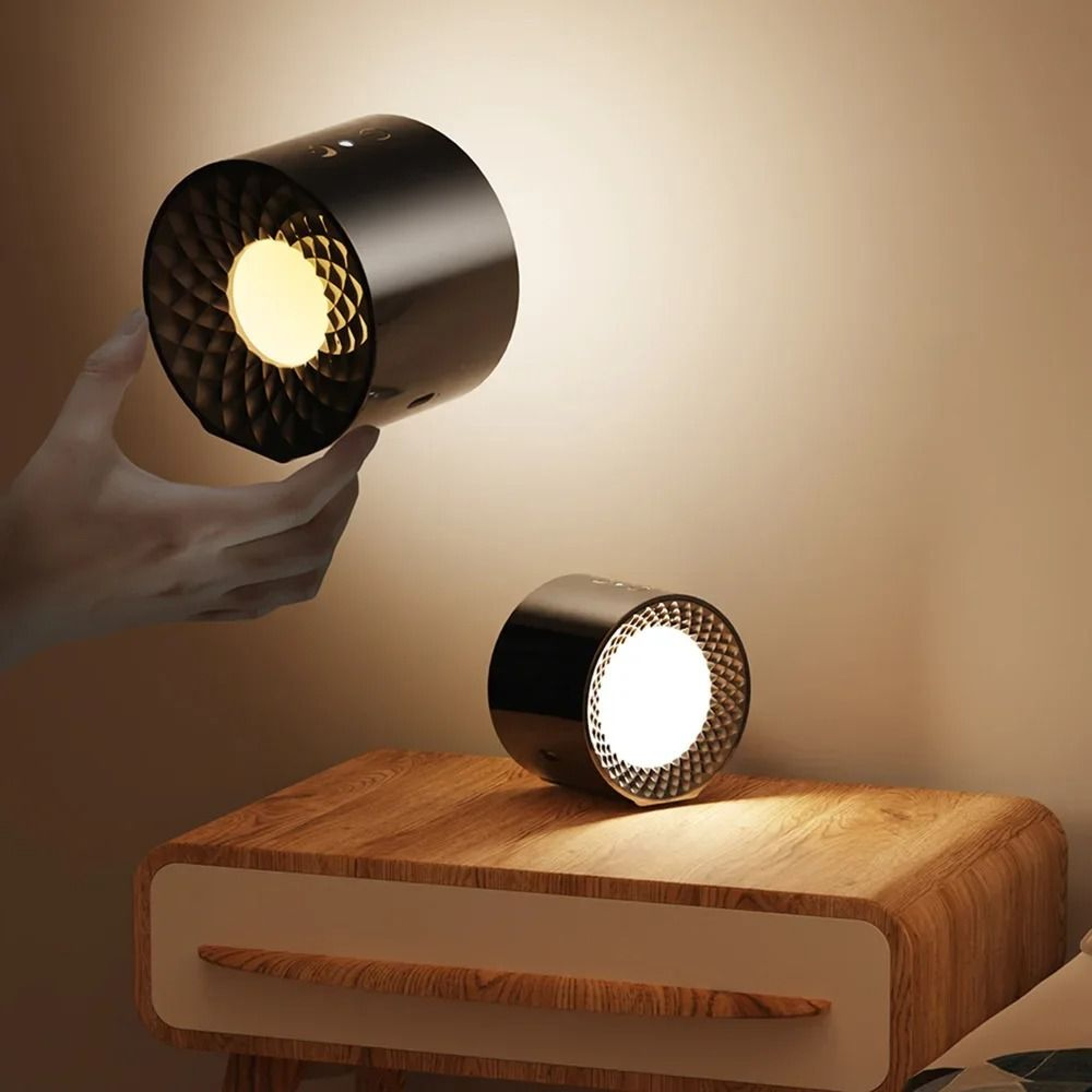 LumaEase Rechargeable Cordless Wall Sconce With Remote 10