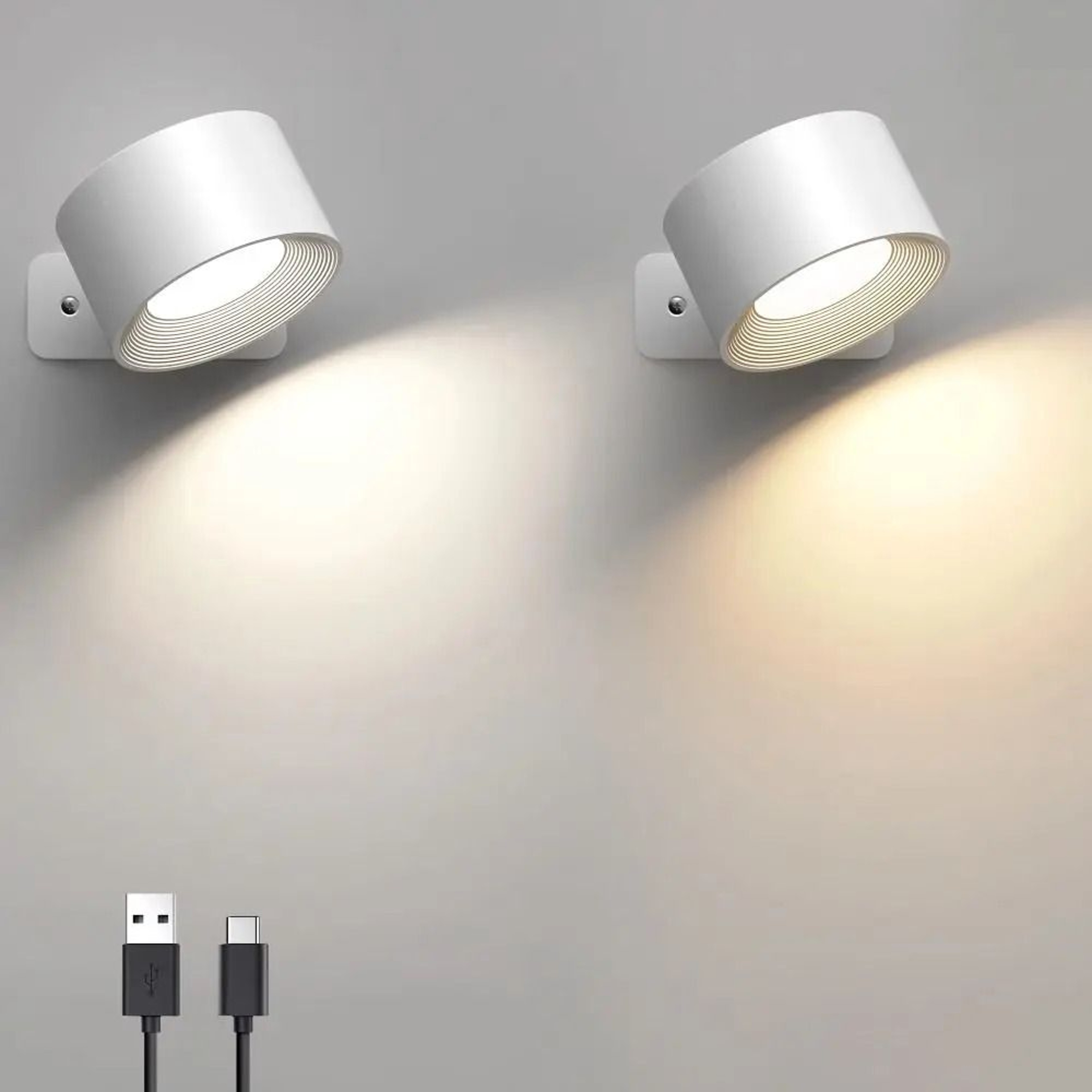 Magnetic Rechargeable Wall Lamp With Three Color Modes 5