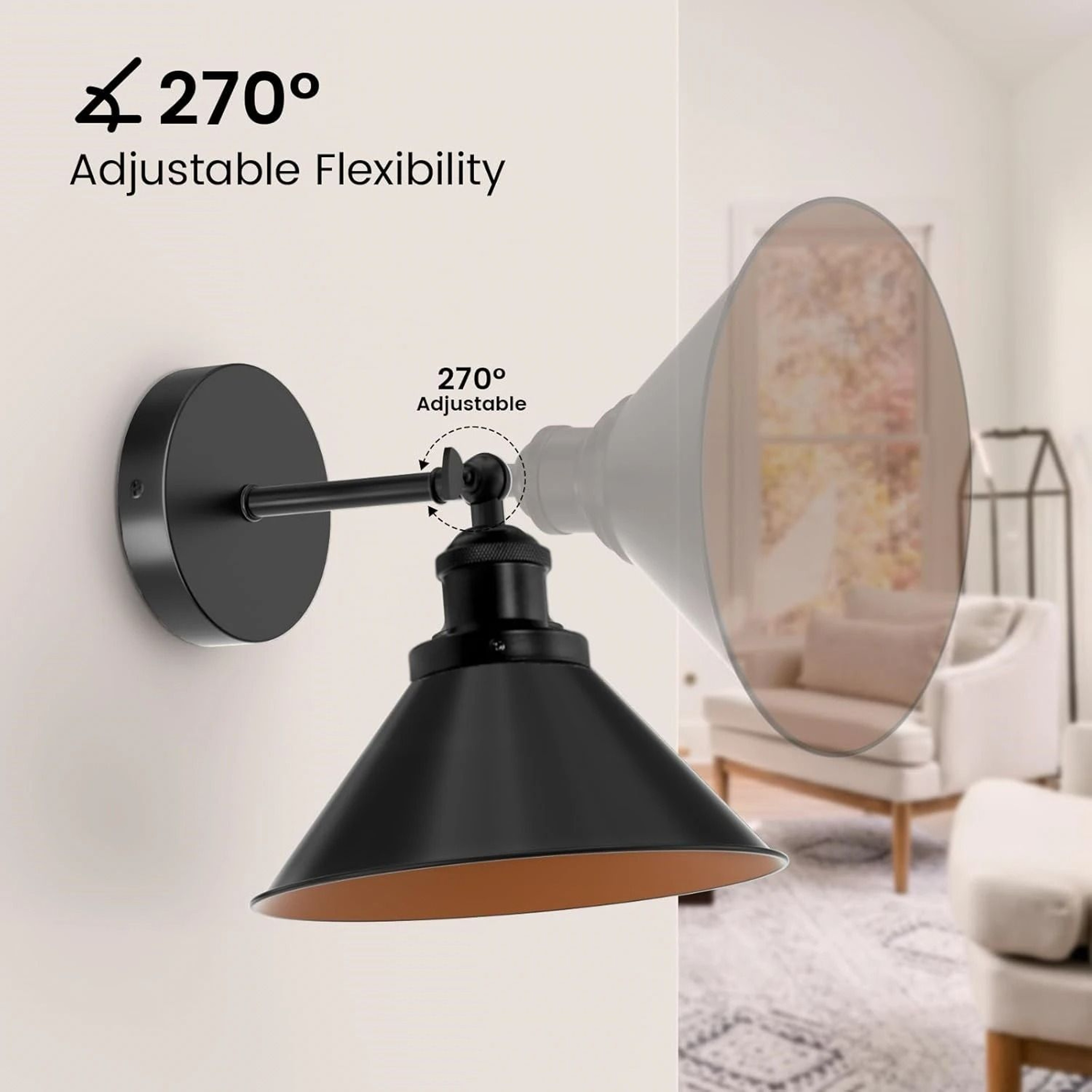 Rechargeable Wireless Wall Light With 15 Color Detachable Bulb 10