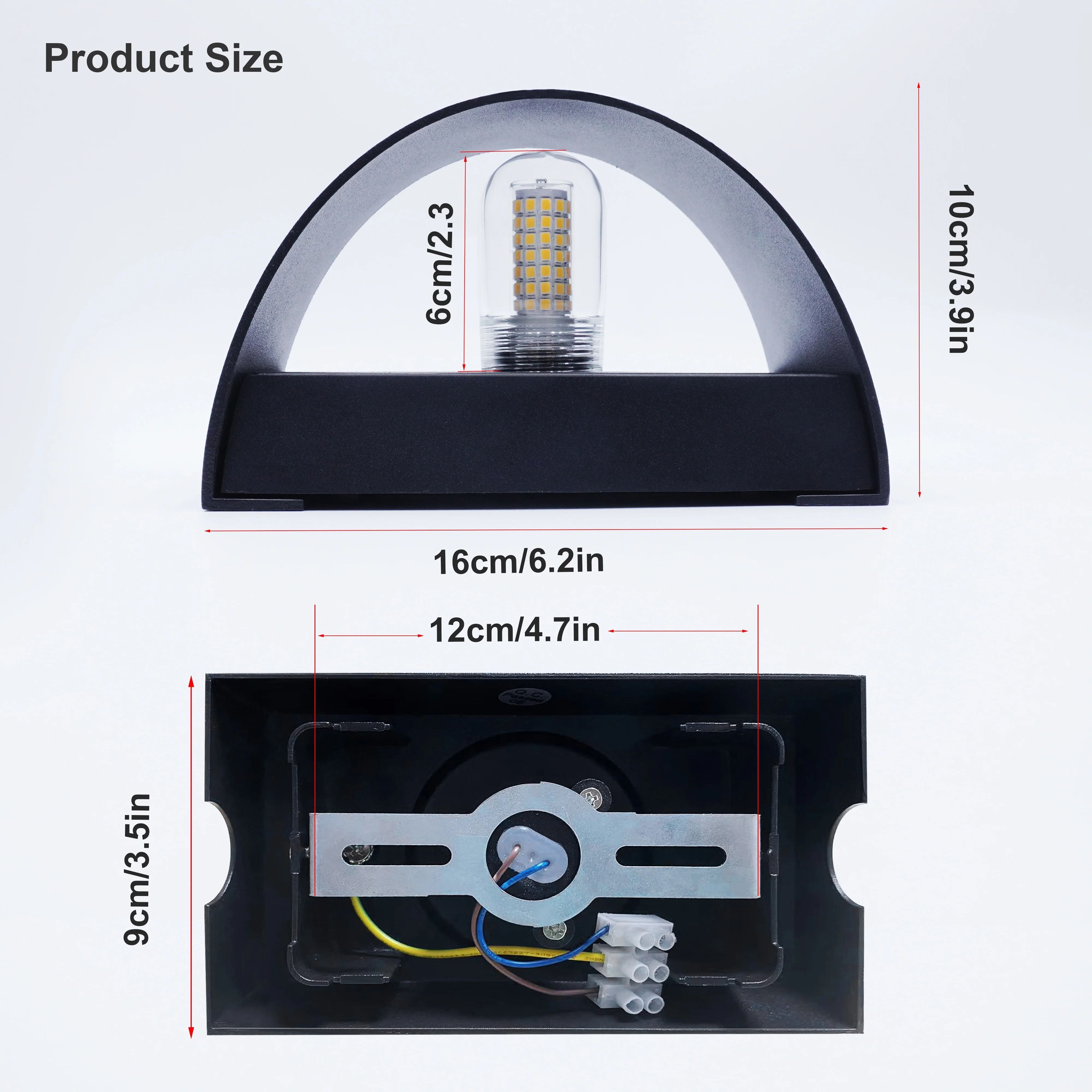 Modern 7W G9 Up Down Wall Light IP65 Sconce 2
