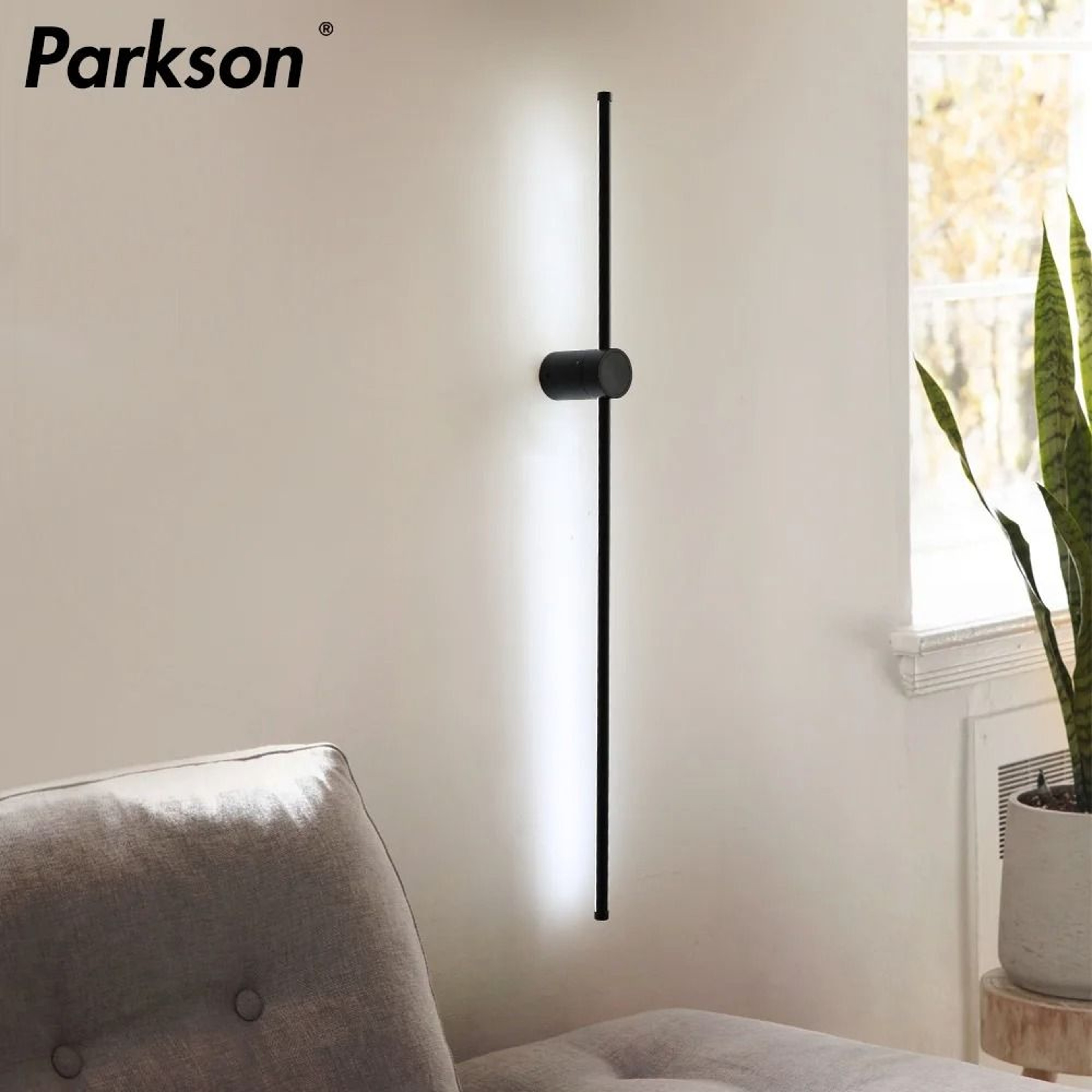 Modern 350 Degree Rotating Linear LED Wall Light 6