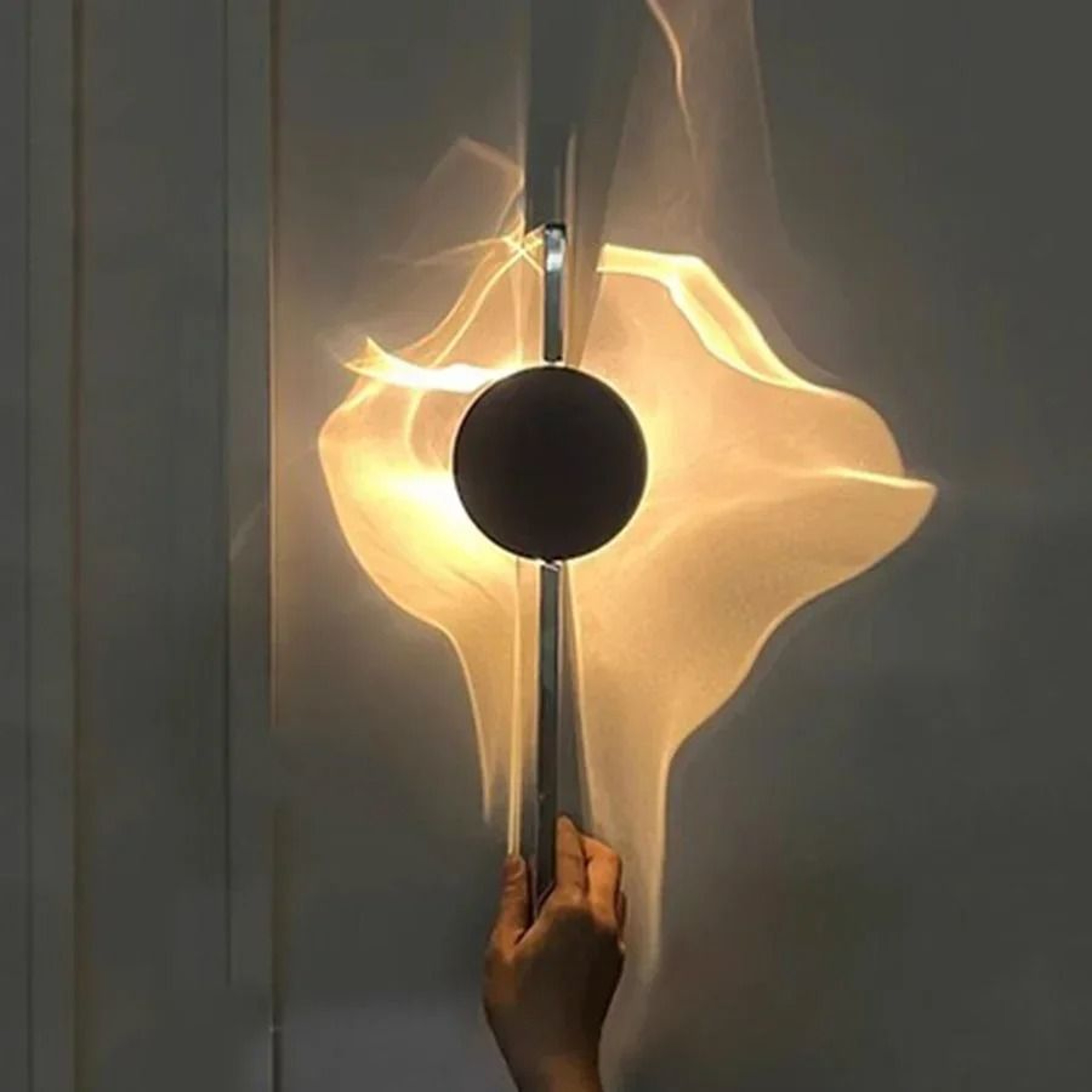Creative Ripple LED Wall Sconce Minimalist Ambient Light 3