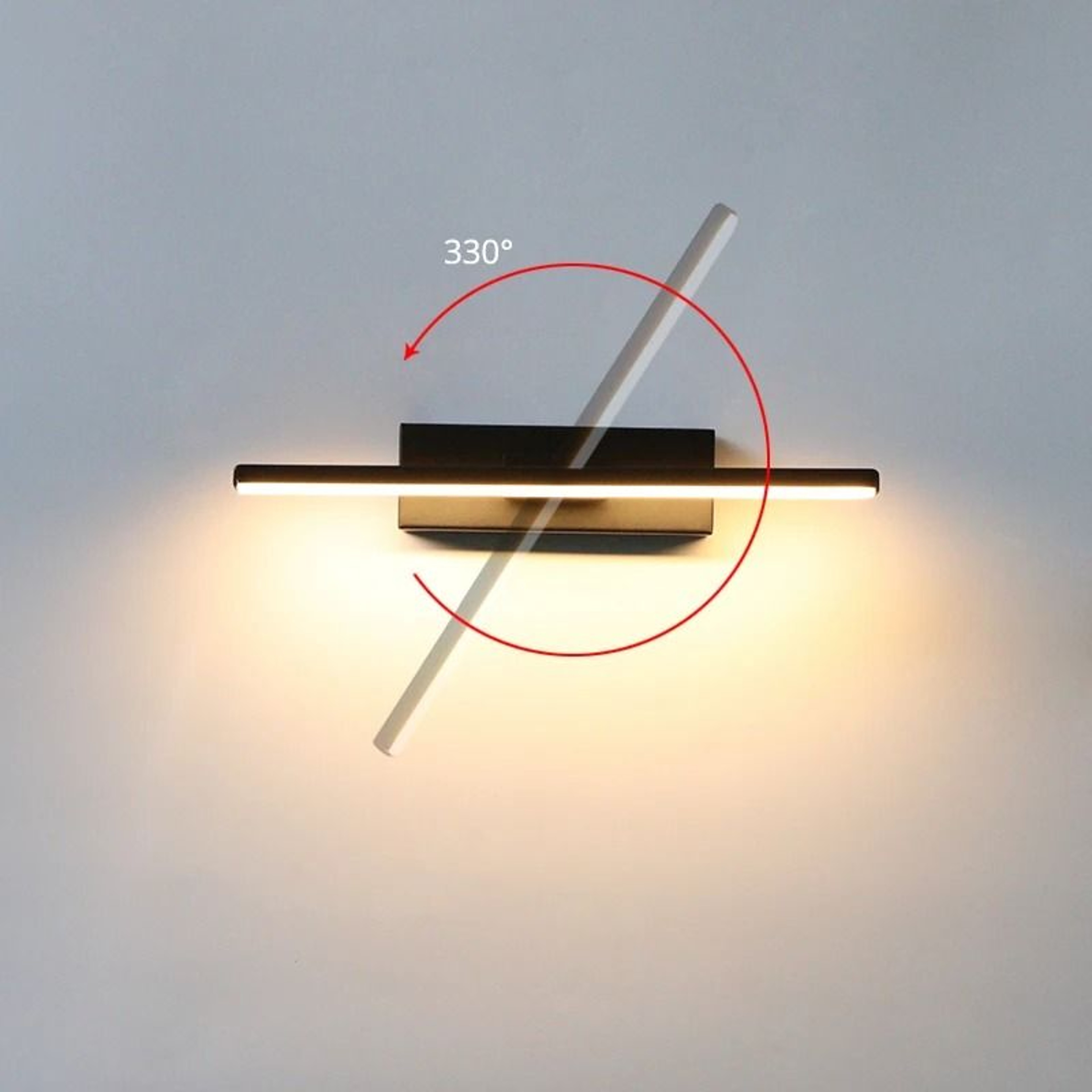 Modern Rotatable LED Wall Light Adjustable Bedside Reading Lamp 5