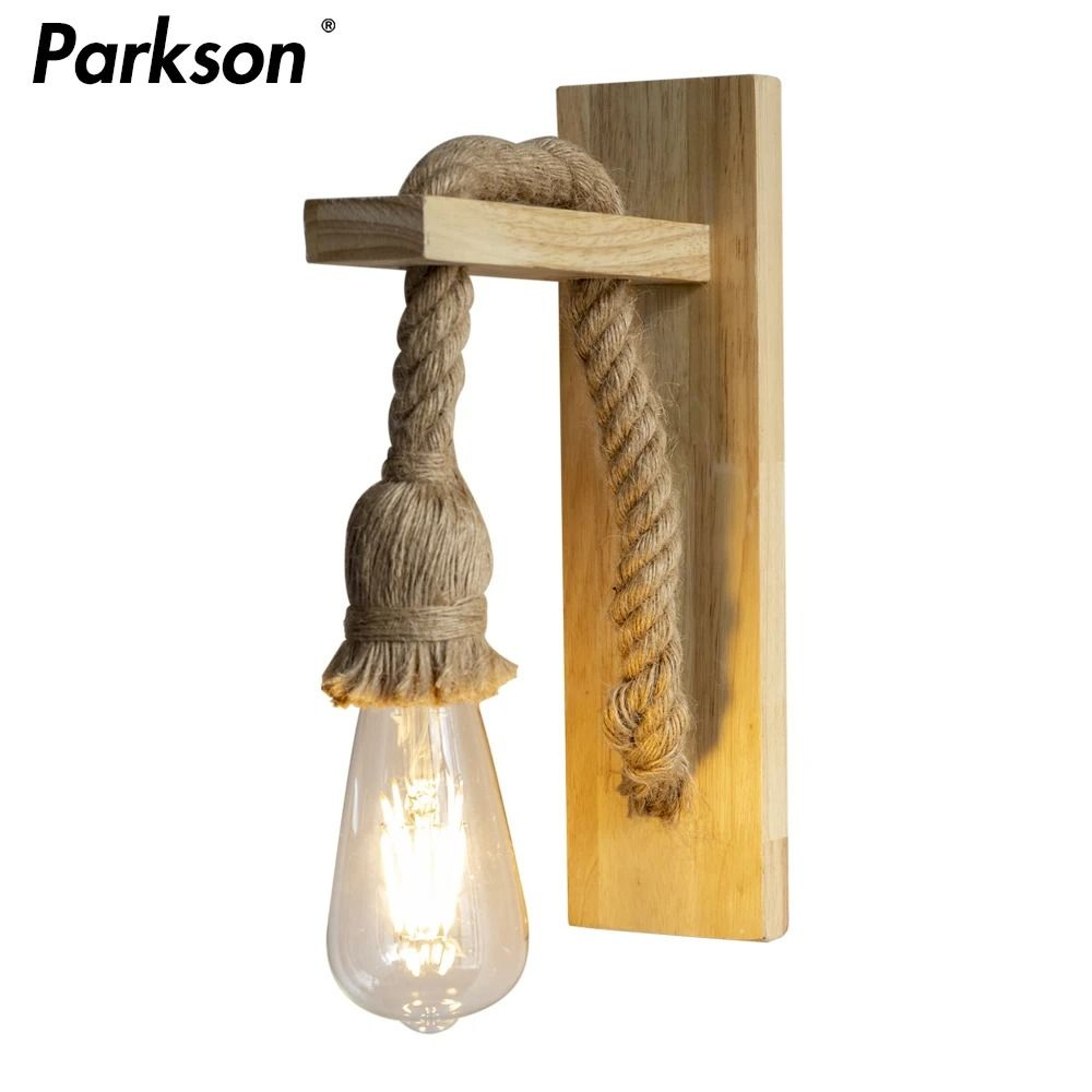 Retro Wood Wall Light E27 Vintage Bedside Sconce 8