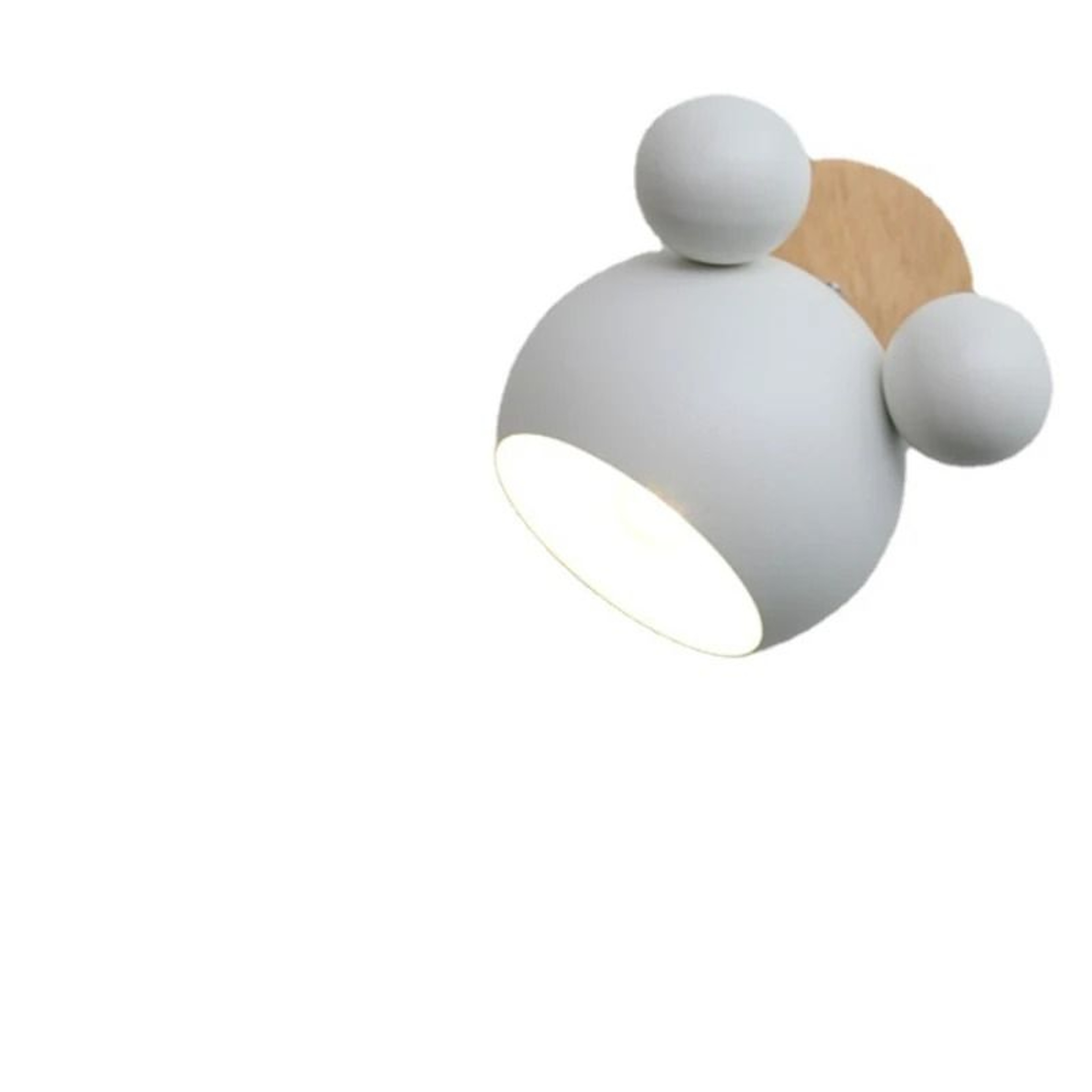 Nordic Macaron Cartoon Wall Lamp Wooden Kids Bedside Light 6