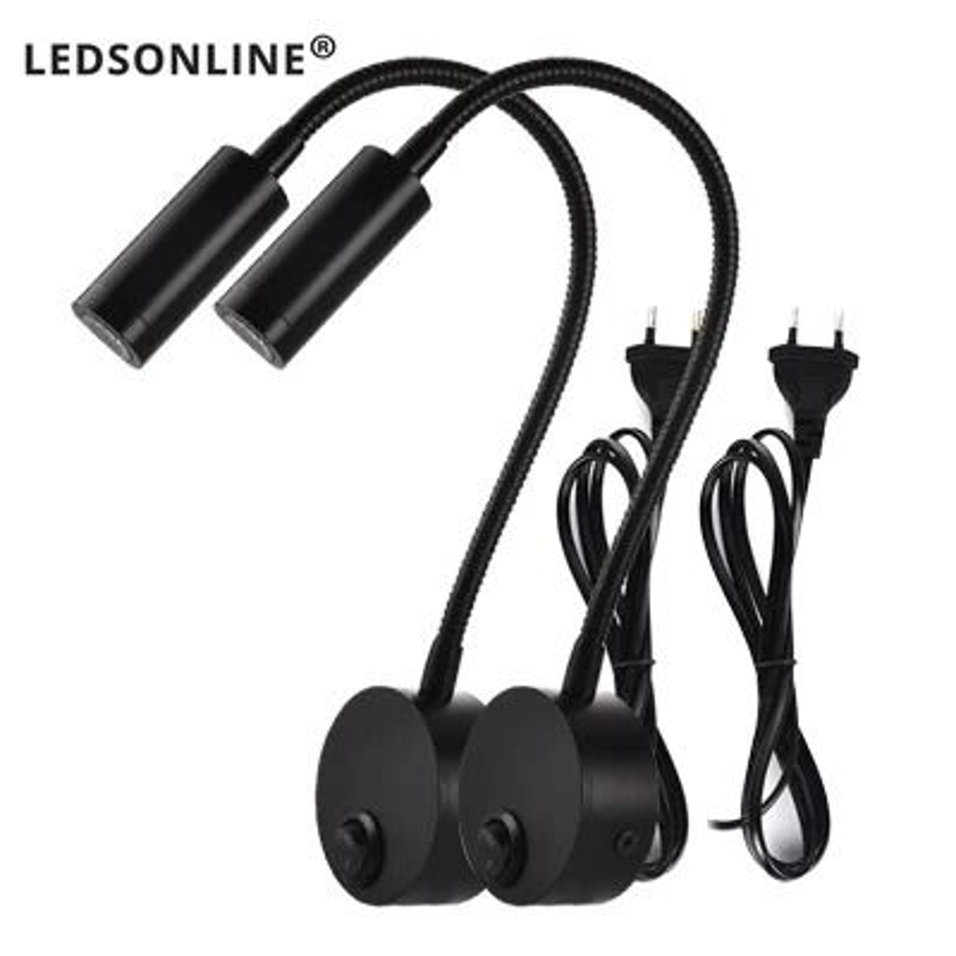 2 Piece Modern Wall Sconce Set Bedroom Bedside Lights 5