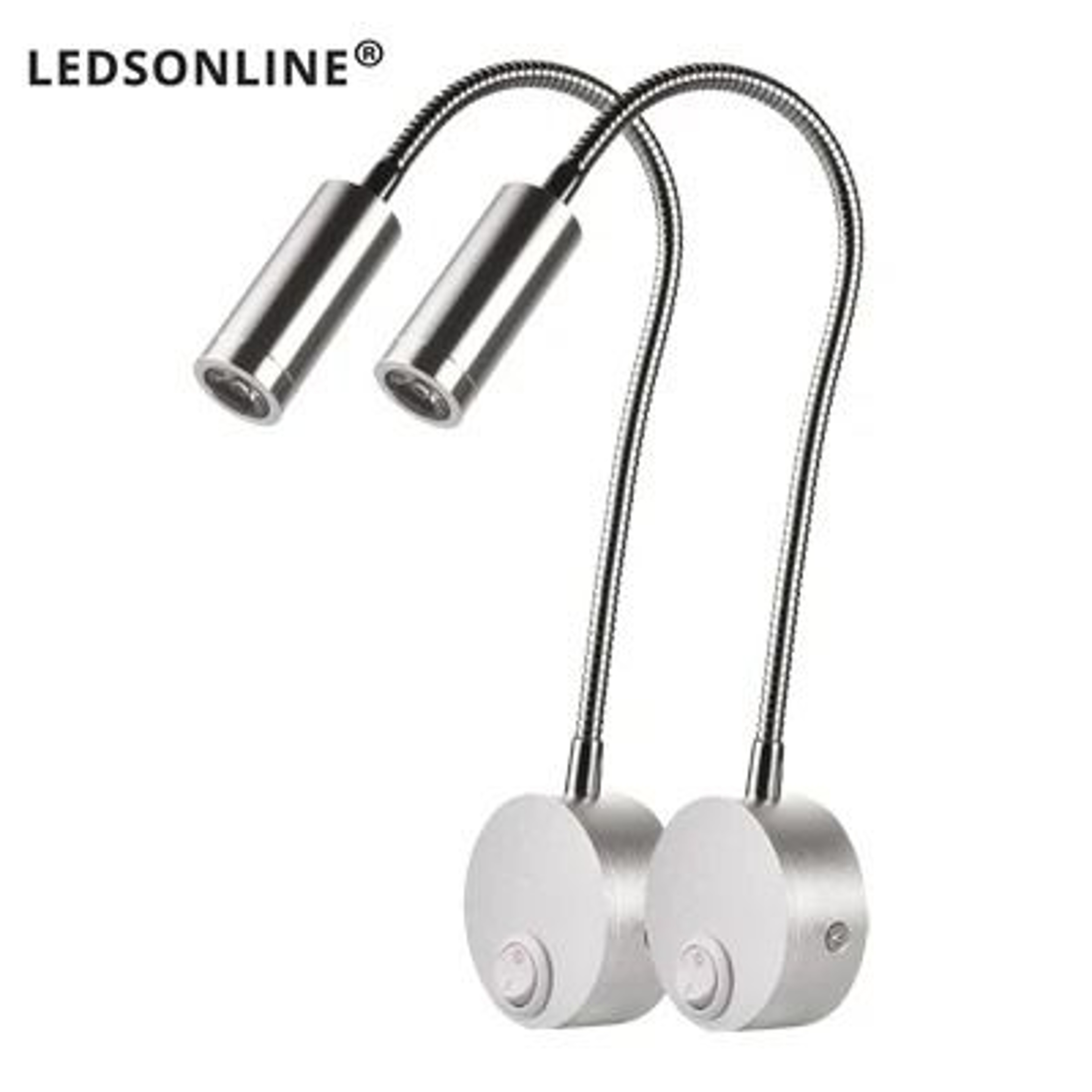 2 Piece Modern Wall Sconce Set Bedroom Bedside Lights 3