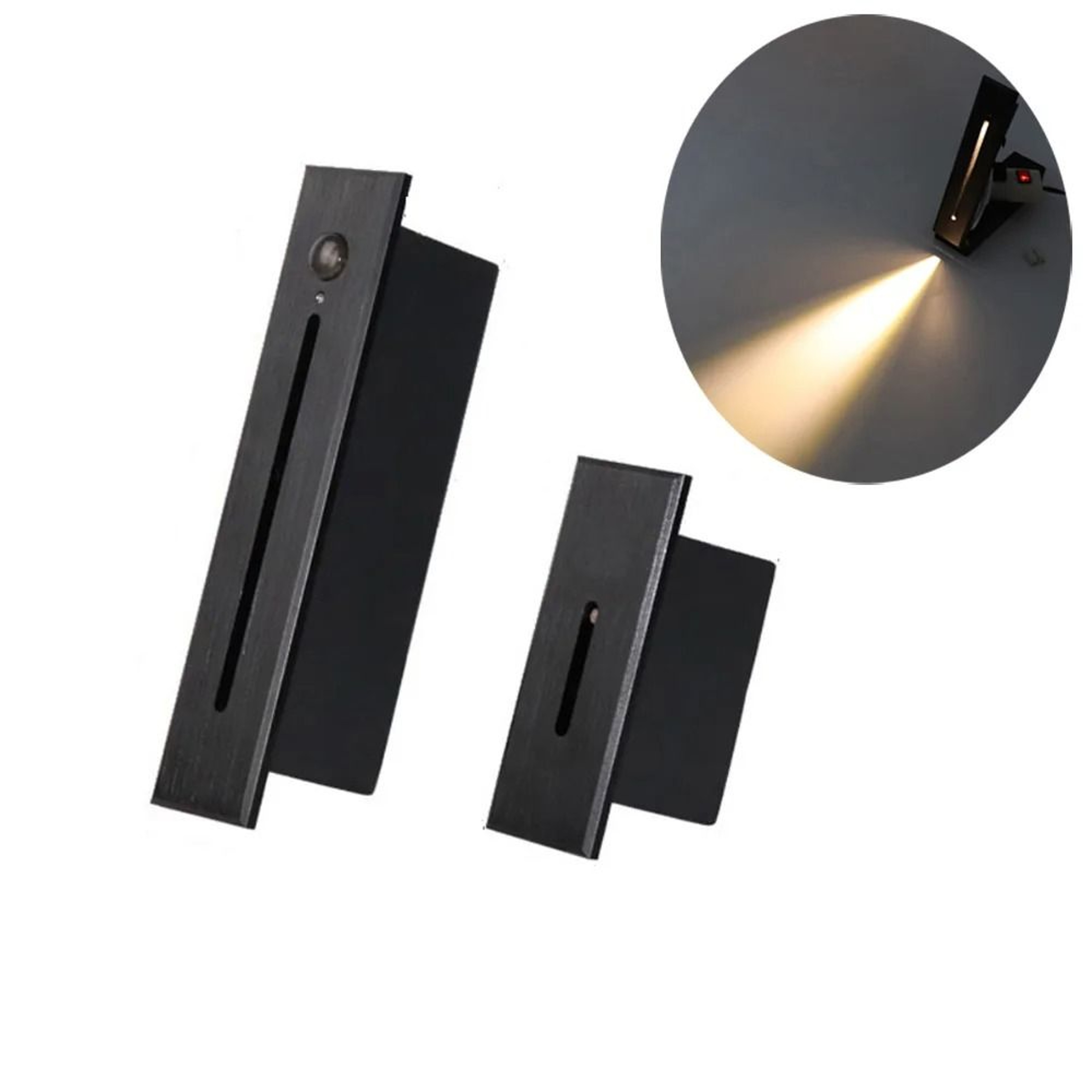 3W PIR Motion Sensor Stair Light Slim LED Wall Lamp 0
