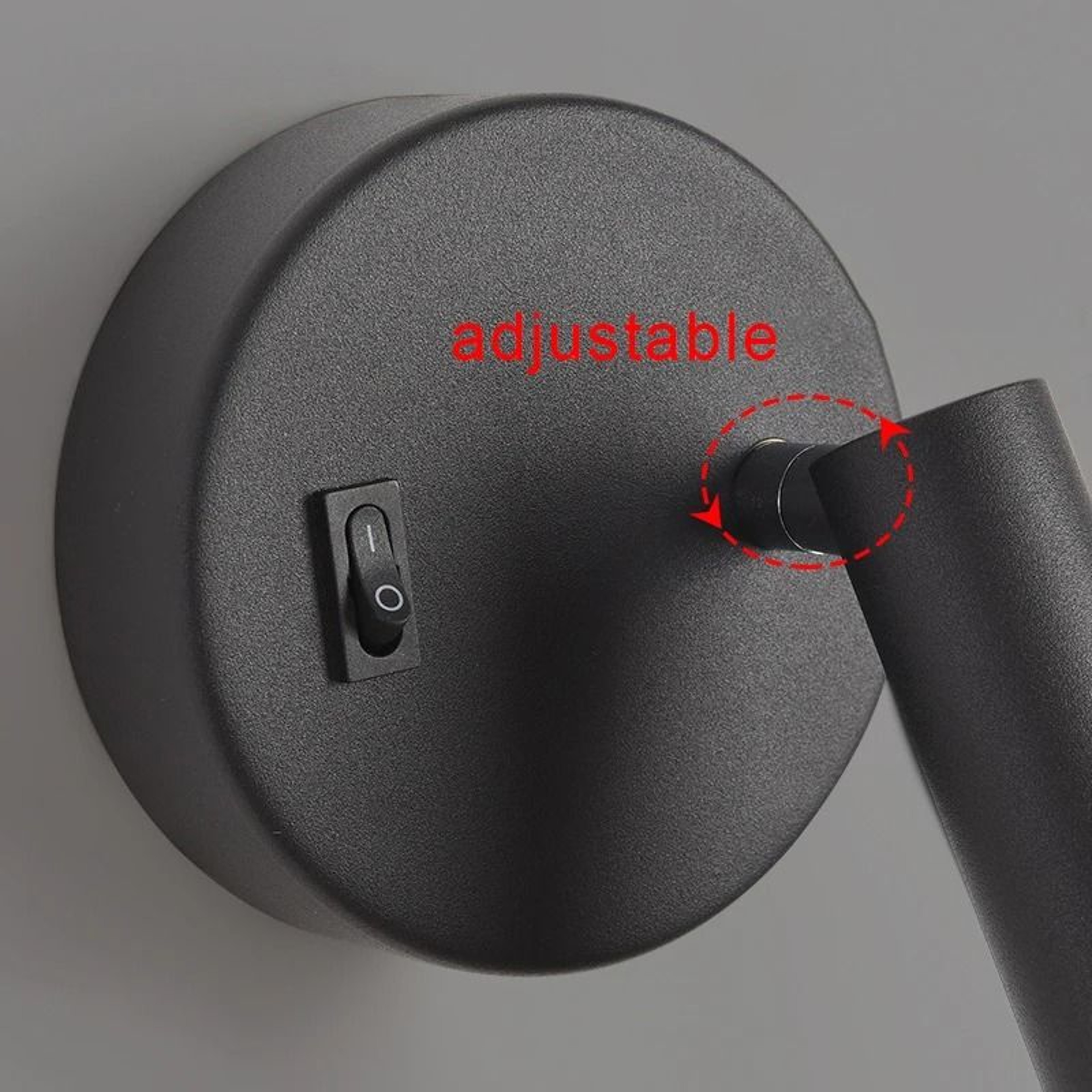 Modern LED Bedside Reading Light With Switch Adjustable Wall Spotlight 4