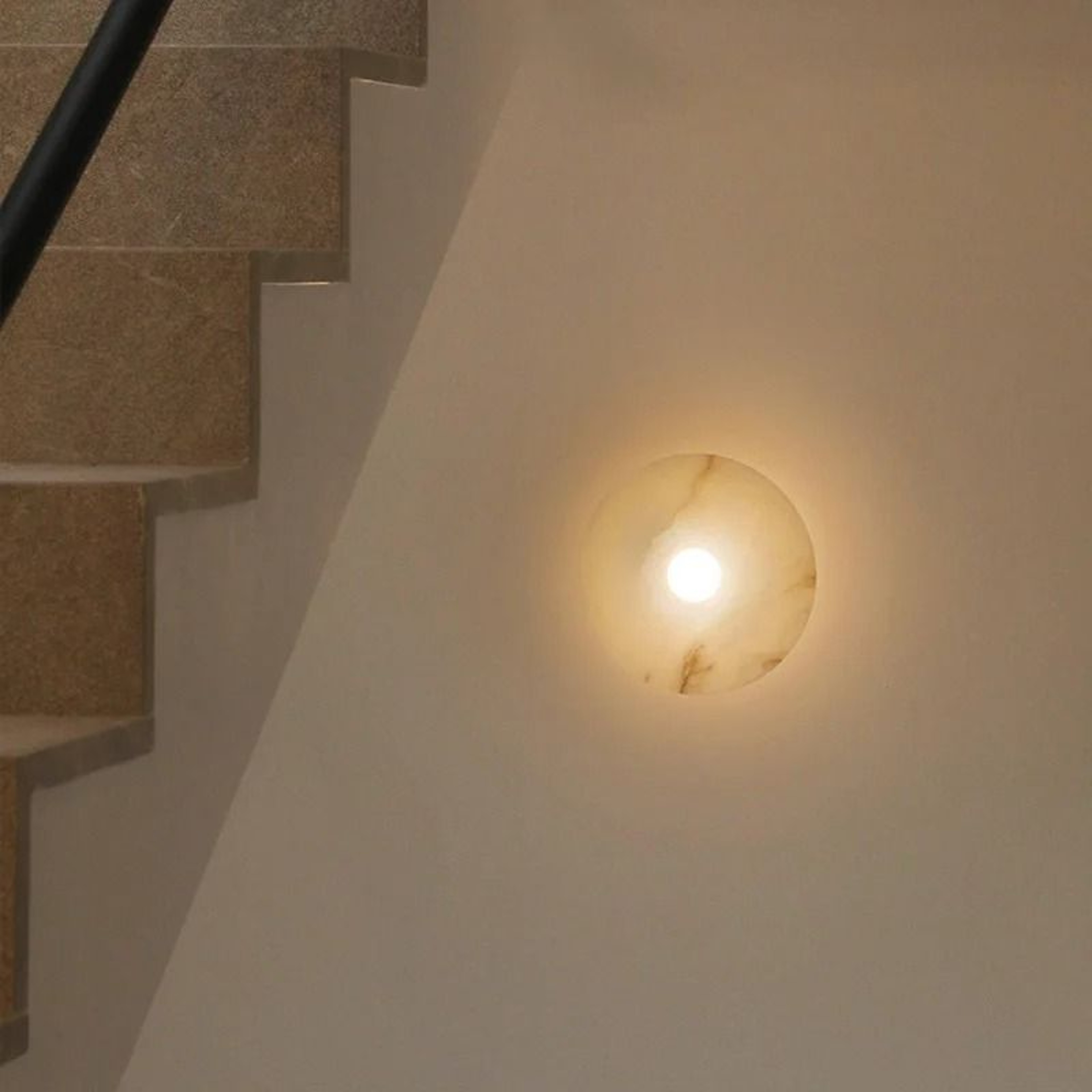 Nordic Marble Wall Sconce Modern Natural Stone Accent Light 4