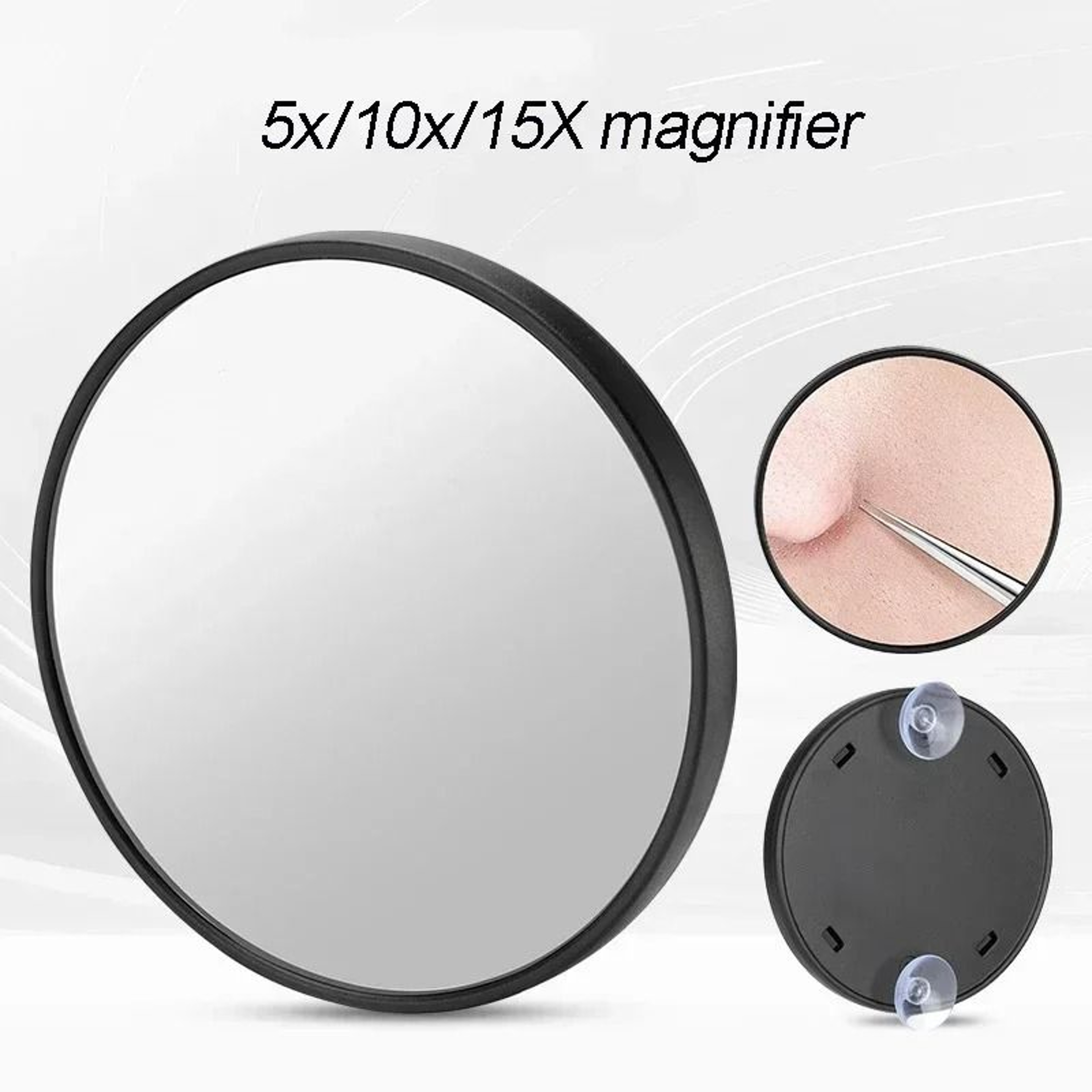 Portable Magnifying Makeup Mirror With Suction Cup 4