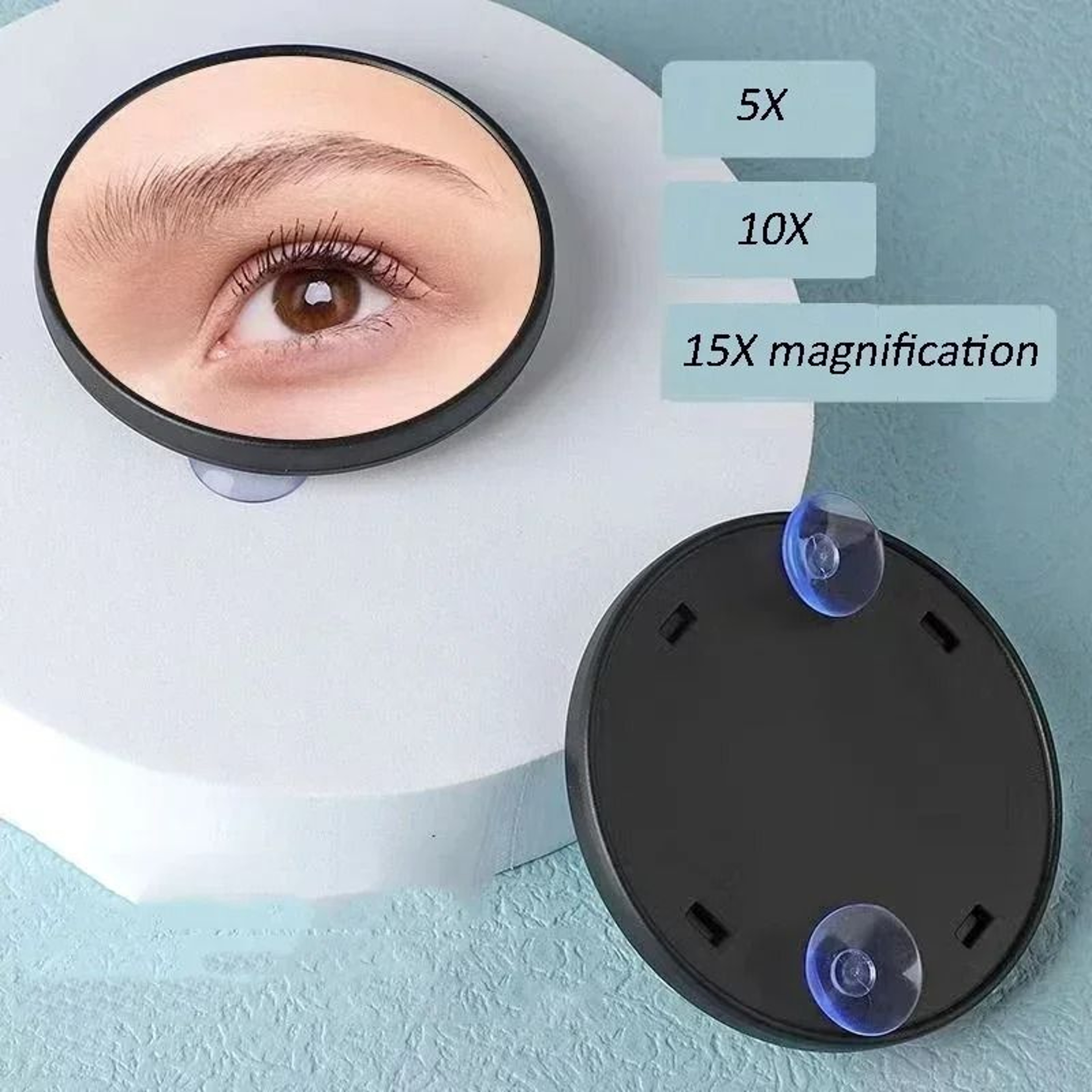 Portable Magnifying Makeup Mirror With Suction Cup 8