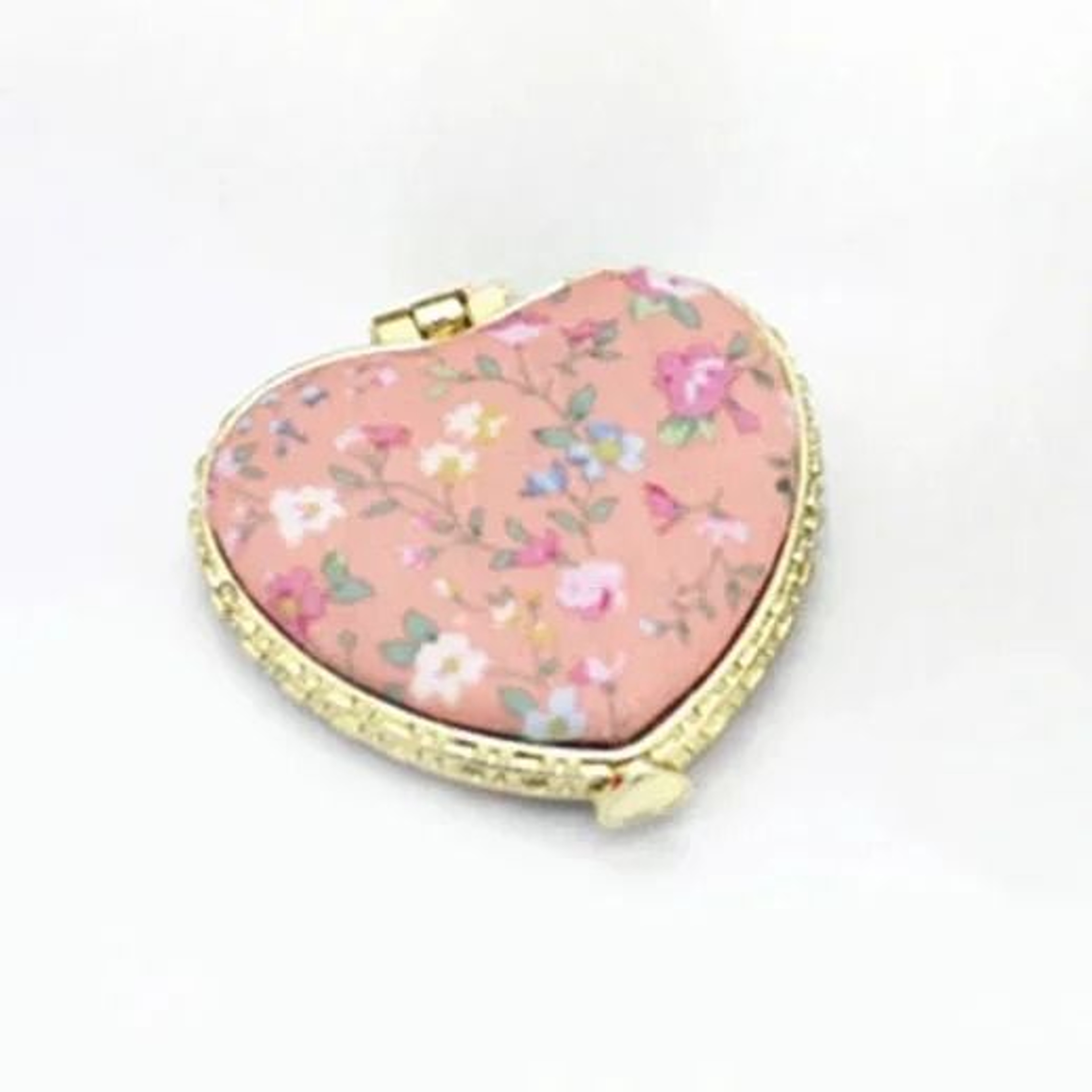 Vintage Floral Compact Mirror Two Sided Folding Makeup Mirror 8