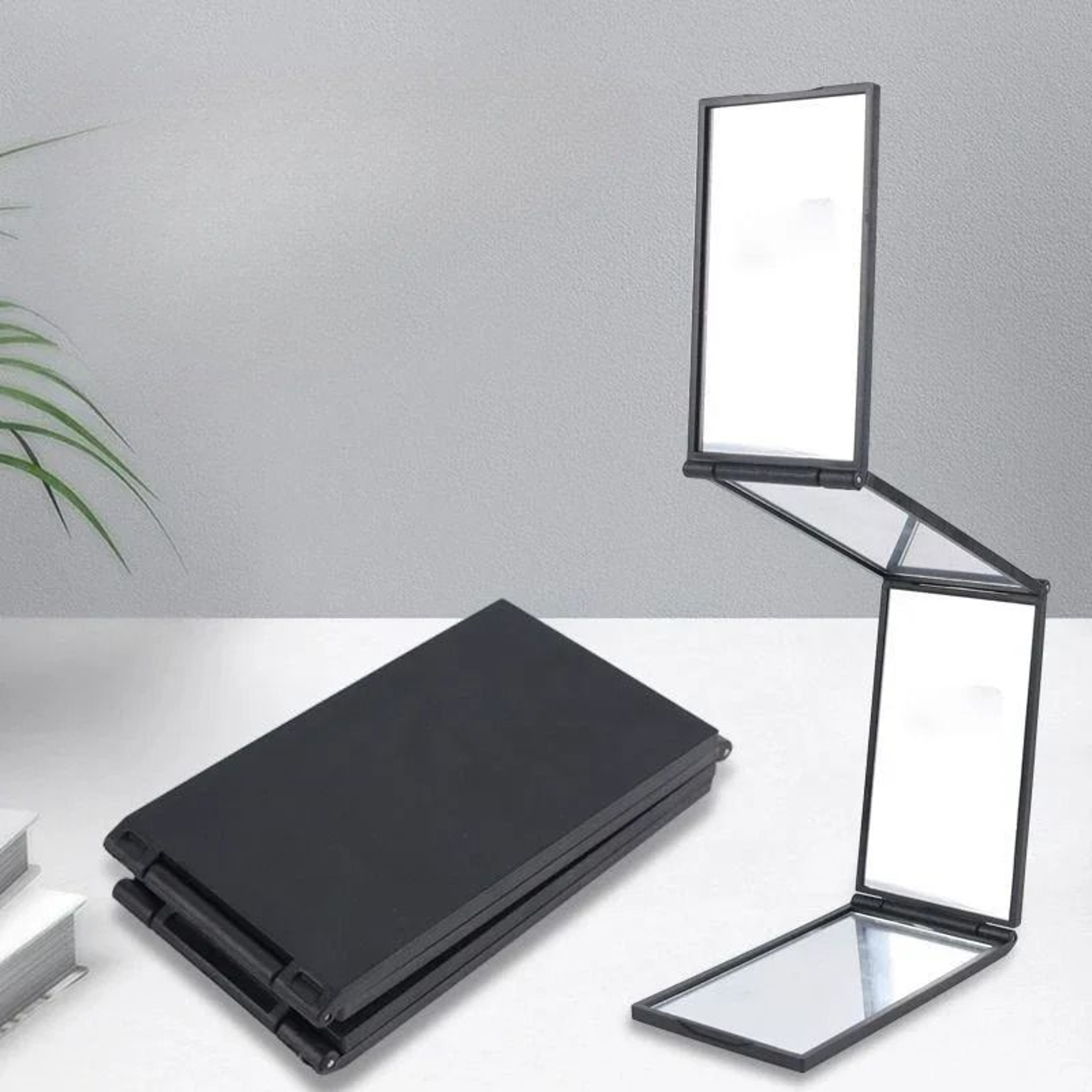 4 Way Self Haircut Mirror 360 Degree Foldable Grooming Mirror 2