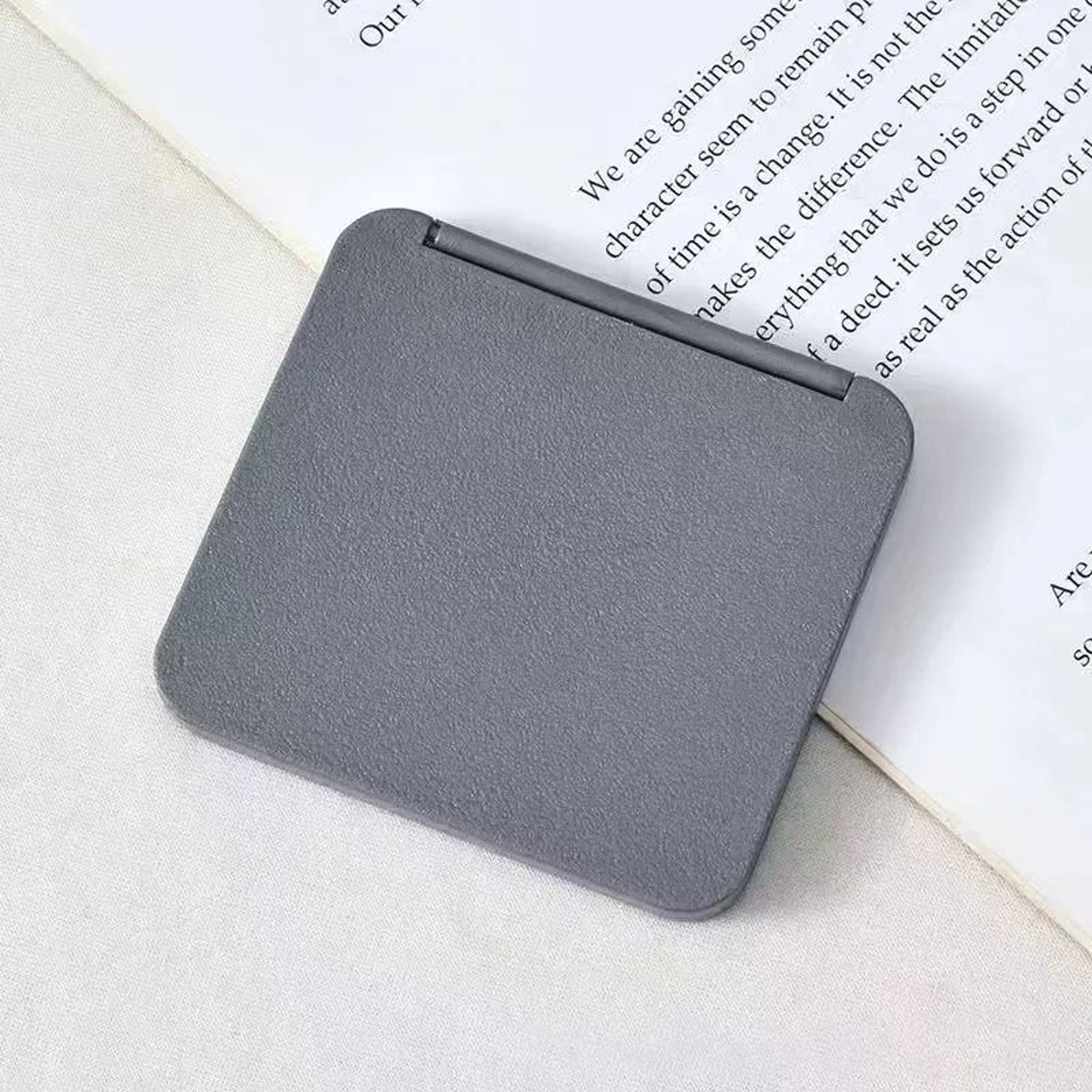 Cute Double Sided Pocket Mirror Square Folding Makeup Compact 13