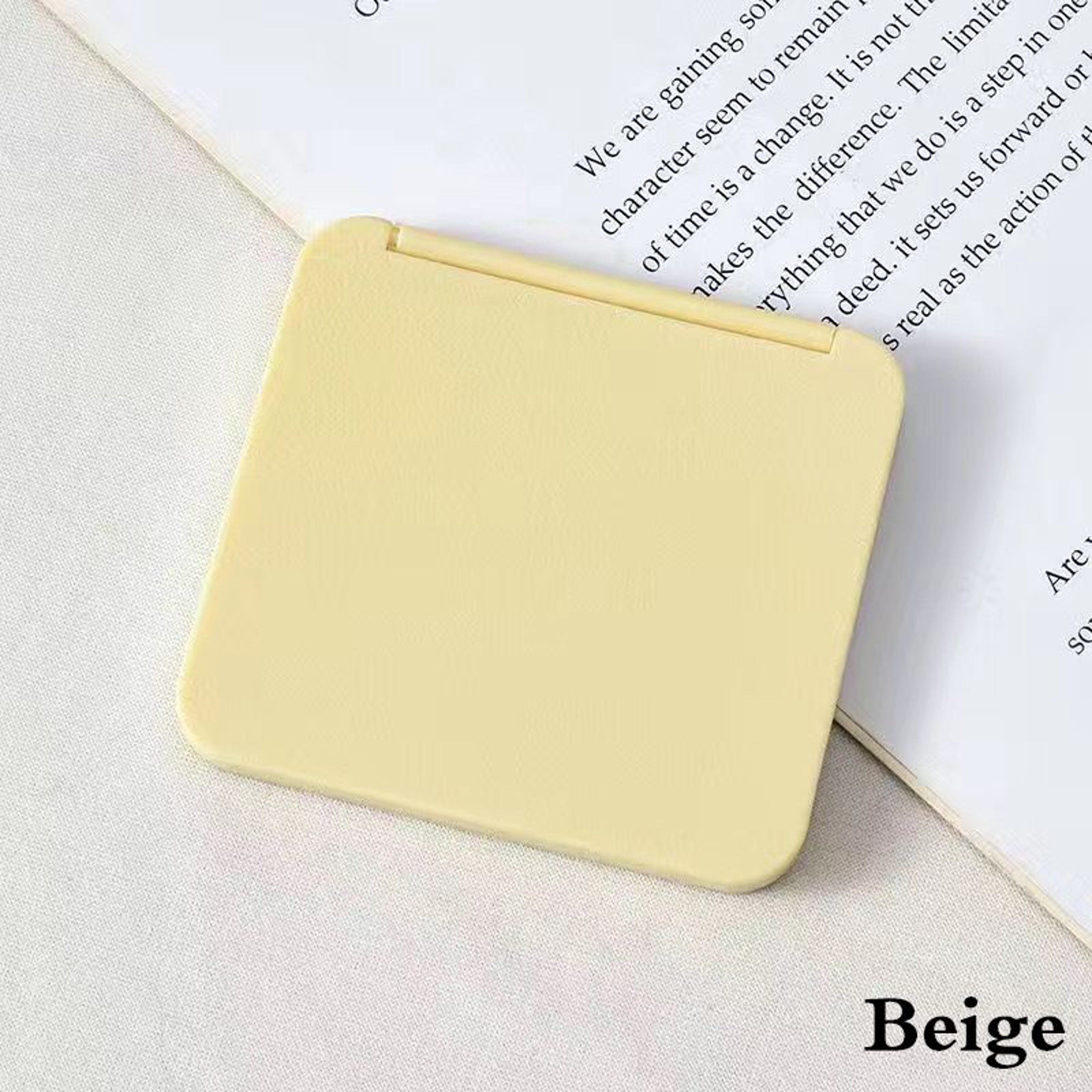 Cute Double Sided Pocket Mirror Square Folding Makeup Compact 5