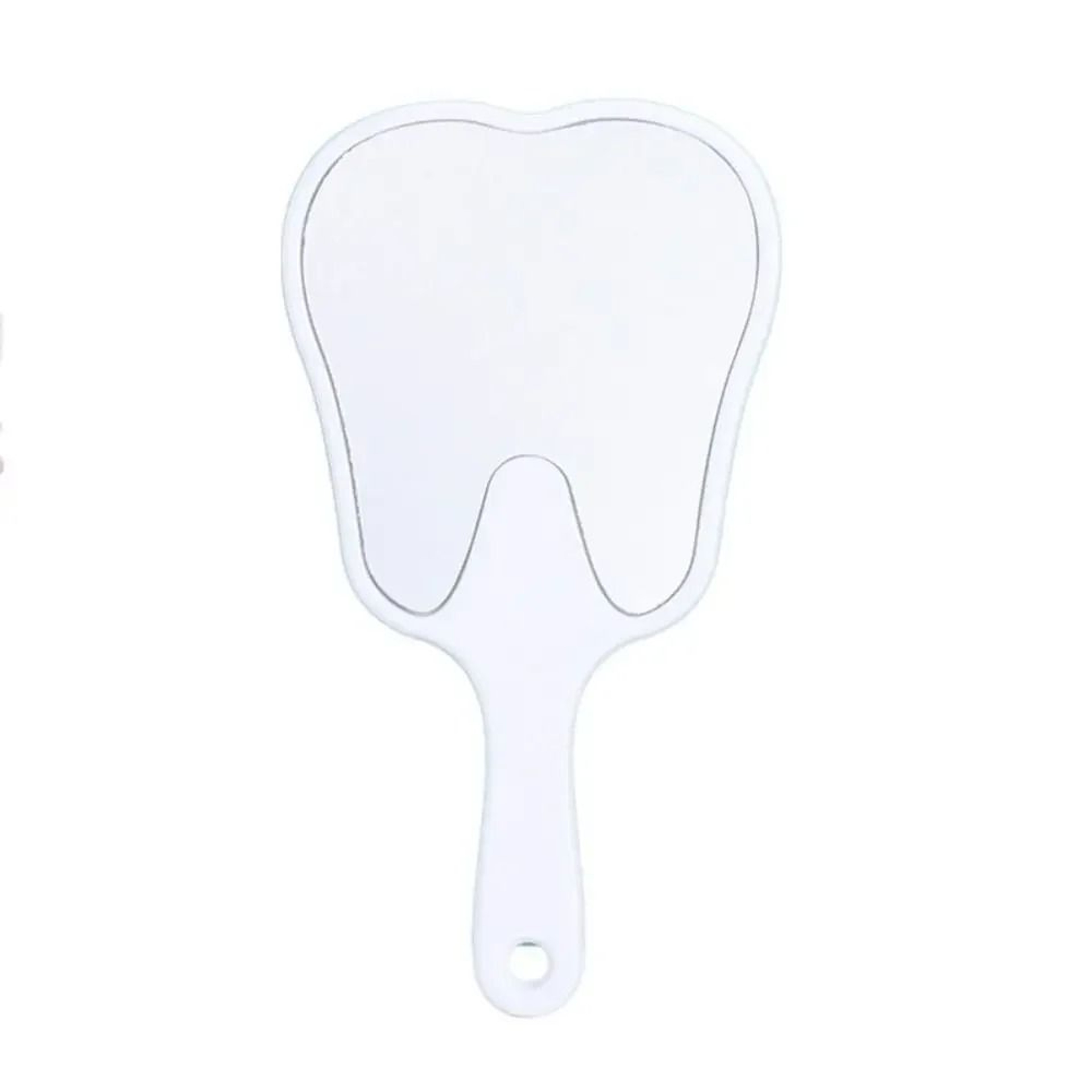 ToothGlow Portable Tooth Shaped Mirror Handheld Makeup Mirror 8