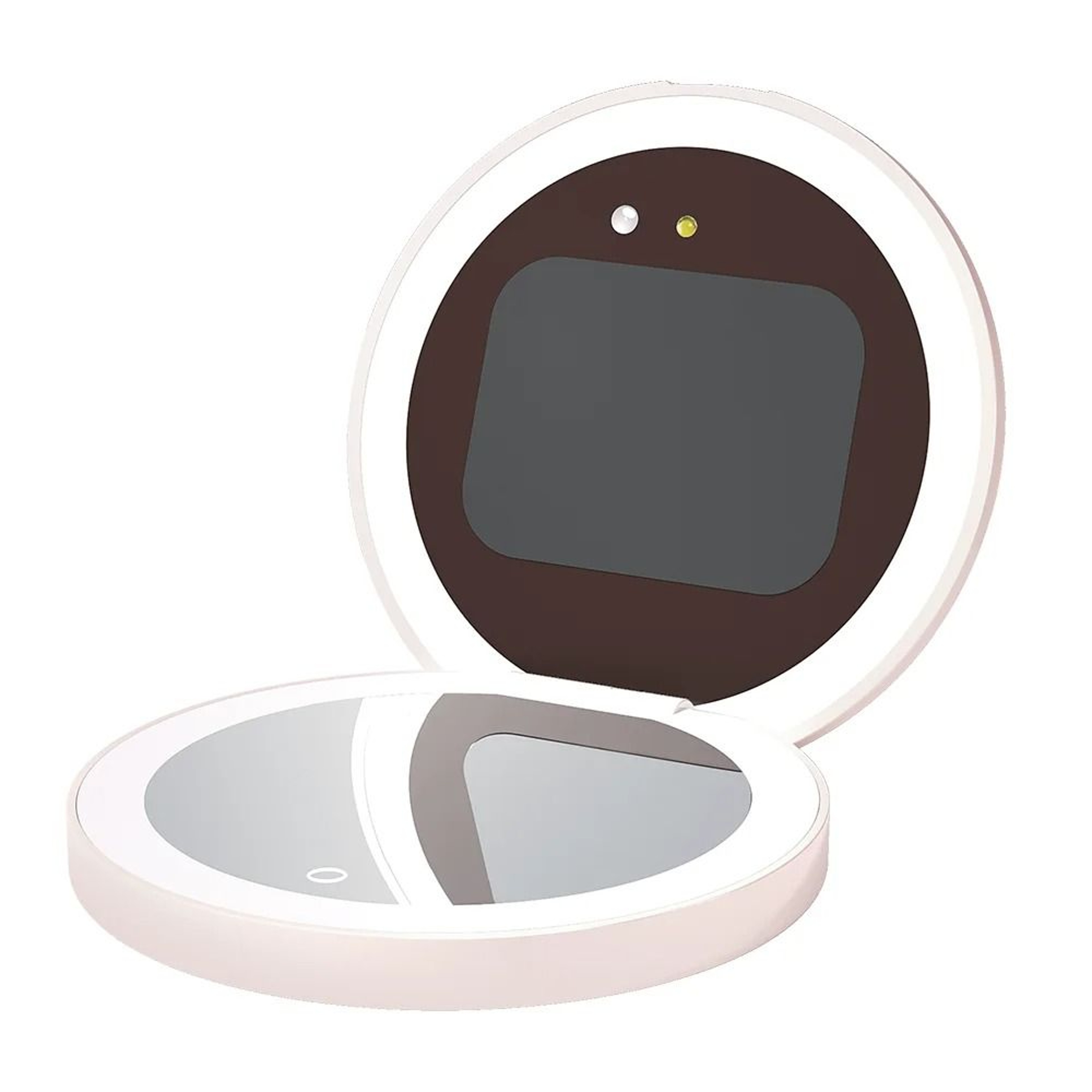 TJMIR SmartUV Sunscreen Test Mirror Portable LED Travel Makeup Mirror 2