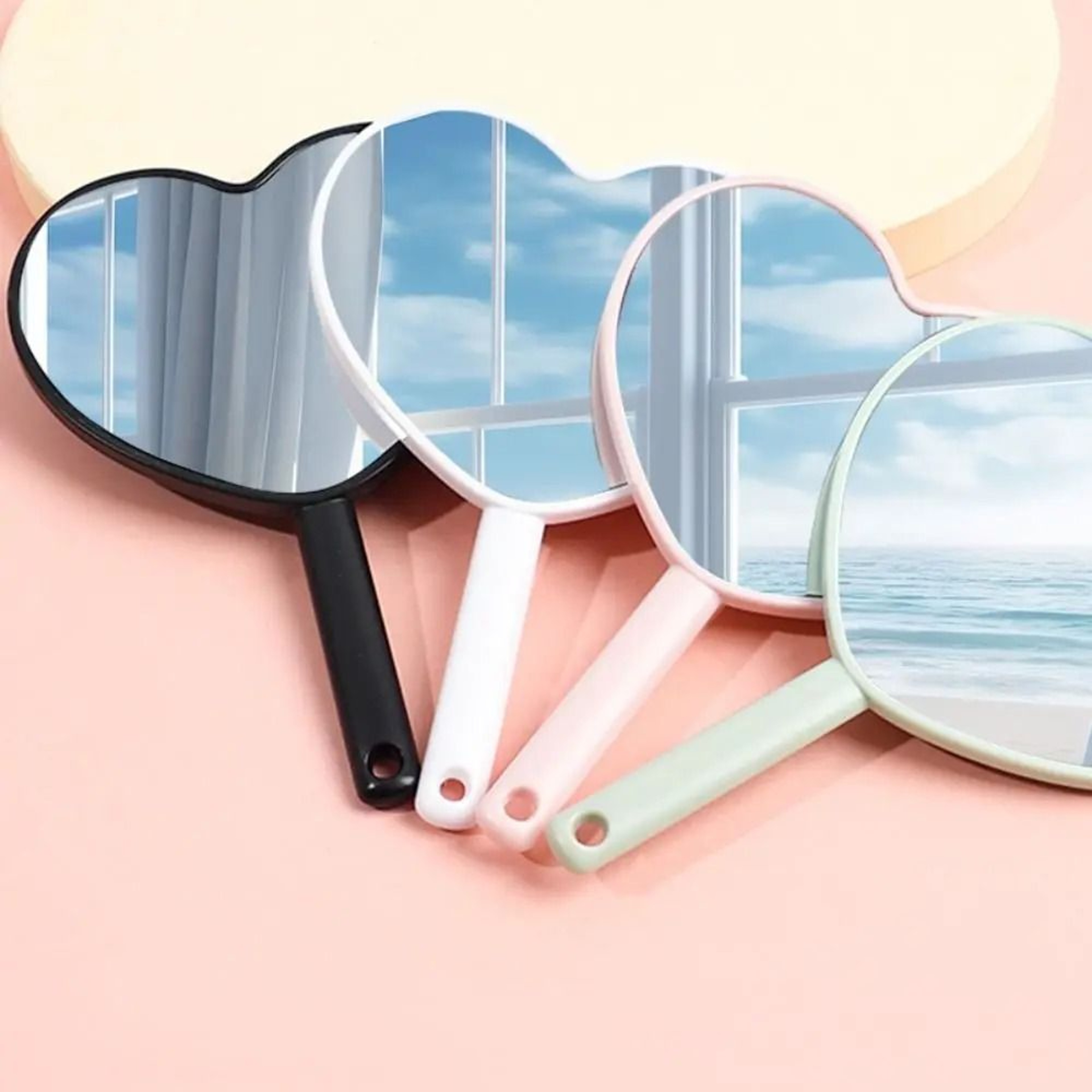 Sweet Heart Shaped Makeup MirrorMini He 7