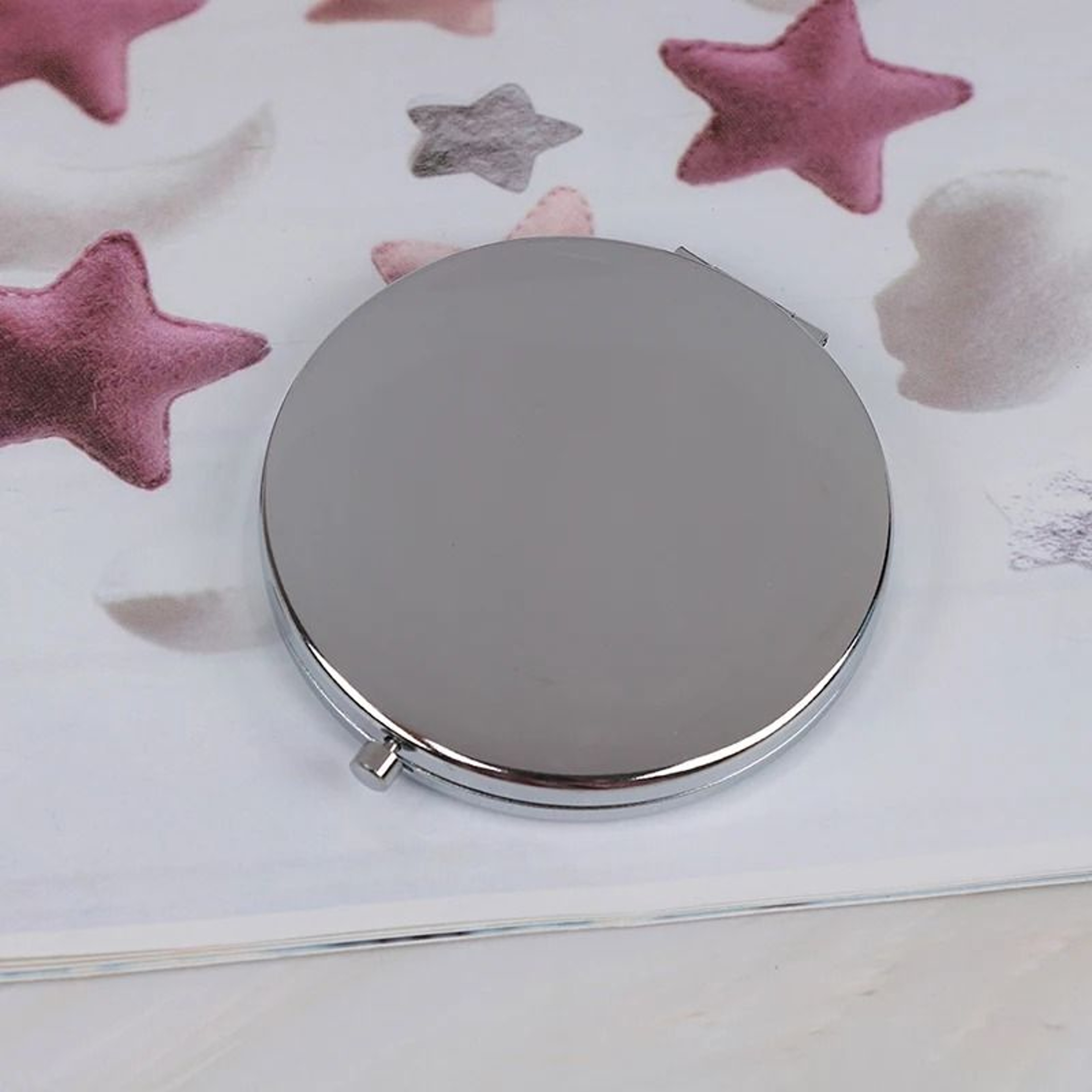 Portable Stainless Steel Pocket Mirror Folding Compact Makeup Travel Beauty Mirror 2