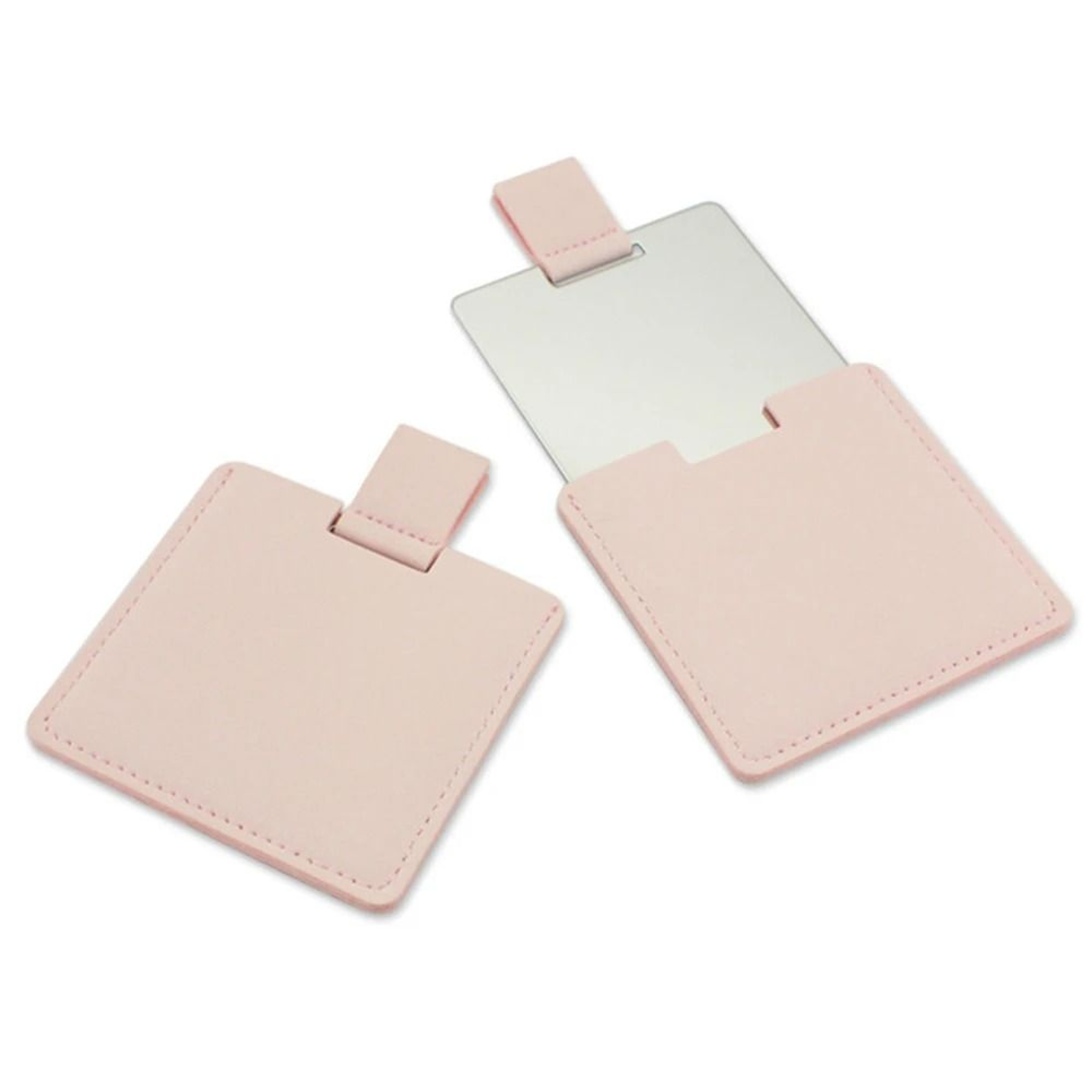 Ultra Thin Stainless Steel Pocket Mirror Portable Mini Makeup Travel Mirror 6