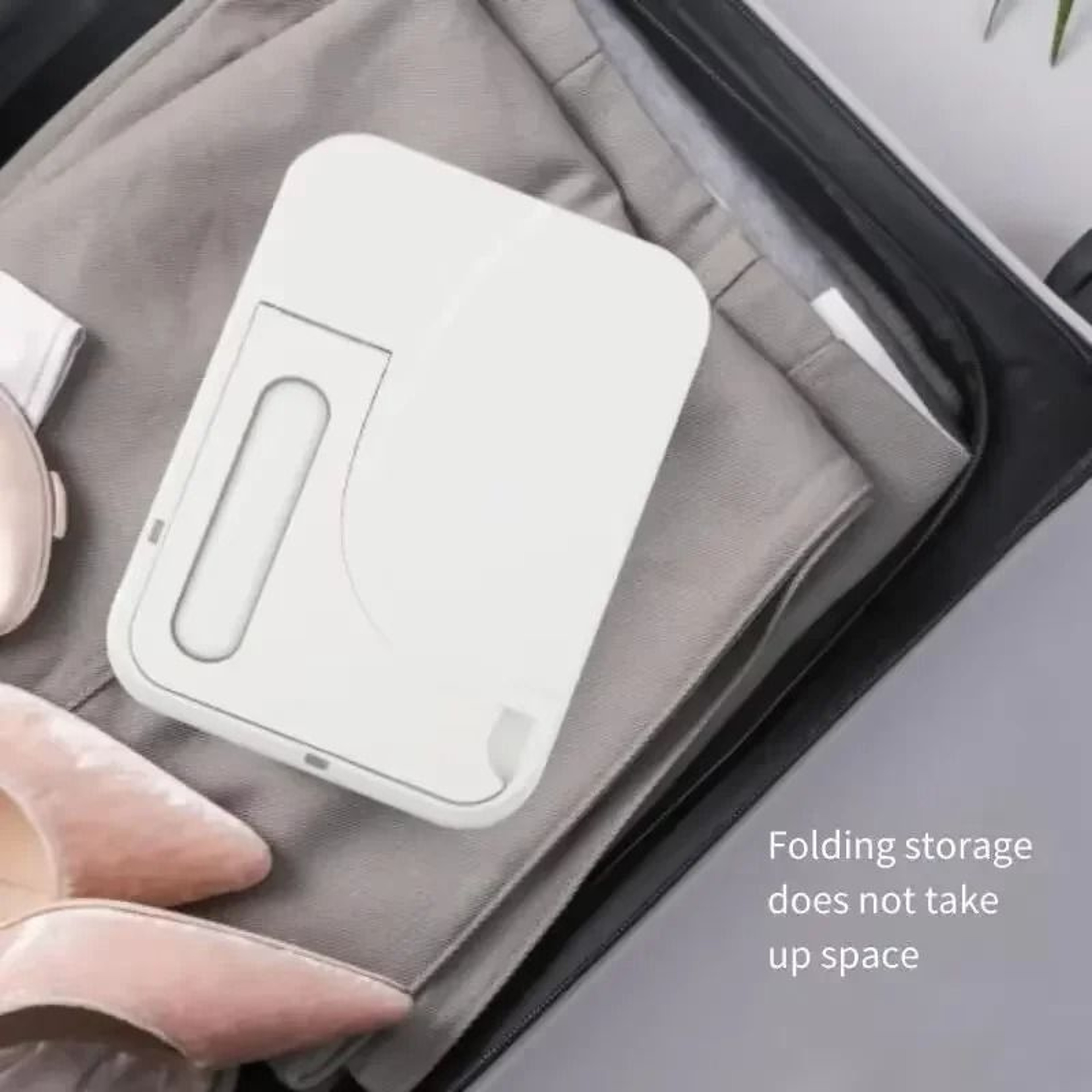 Glow Ready Rechargeable LED Makeup Mirror Touch Dimming Portable Vanity Travel Mirror 6